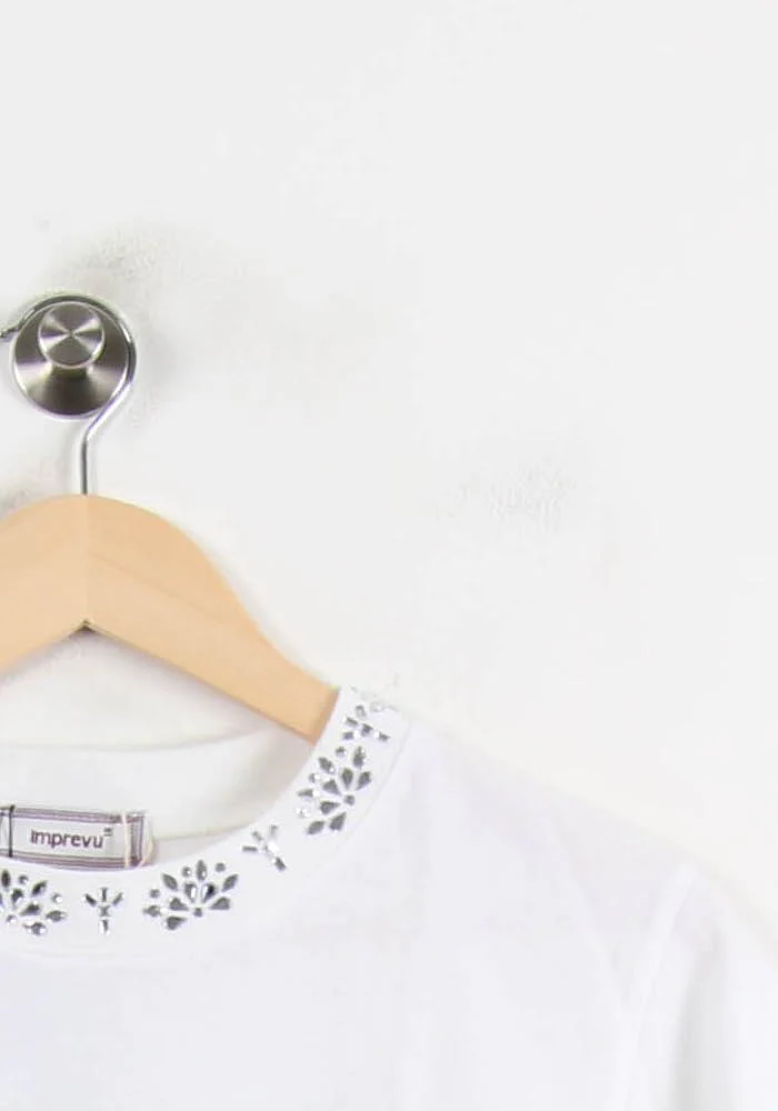T-shirt Blanc - Taille XS/34 - Image 3