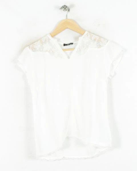 T-shirt Blanc - Taille XS/34 - Image 2