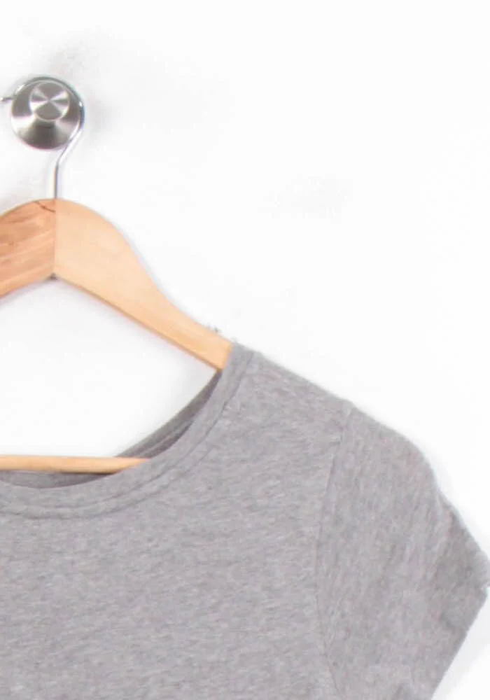 T-shirt Gris et Blanc - Taille S/36 - Image 3