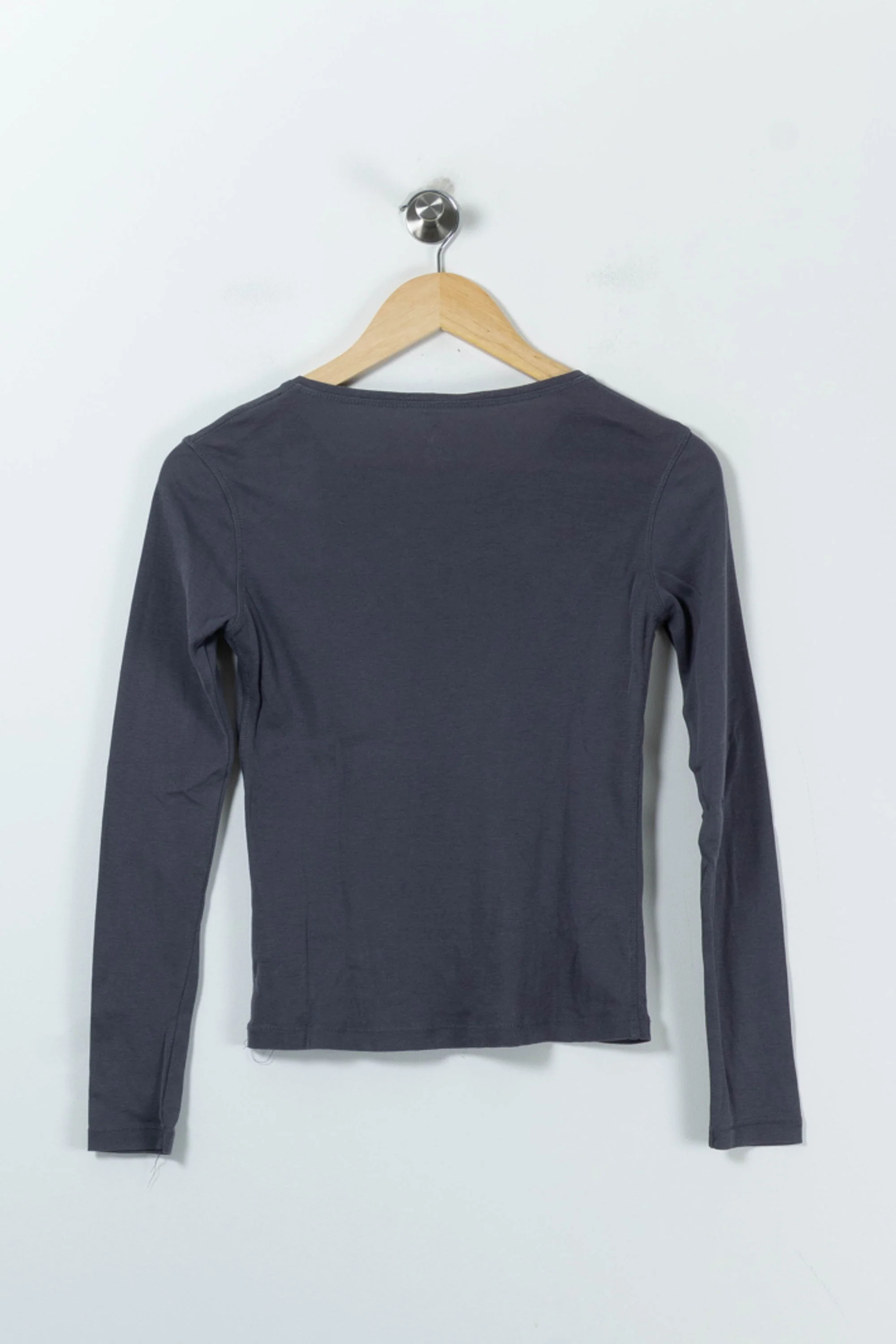 T-shirt Manches Longues Gris - Taille L/40 - Image 4