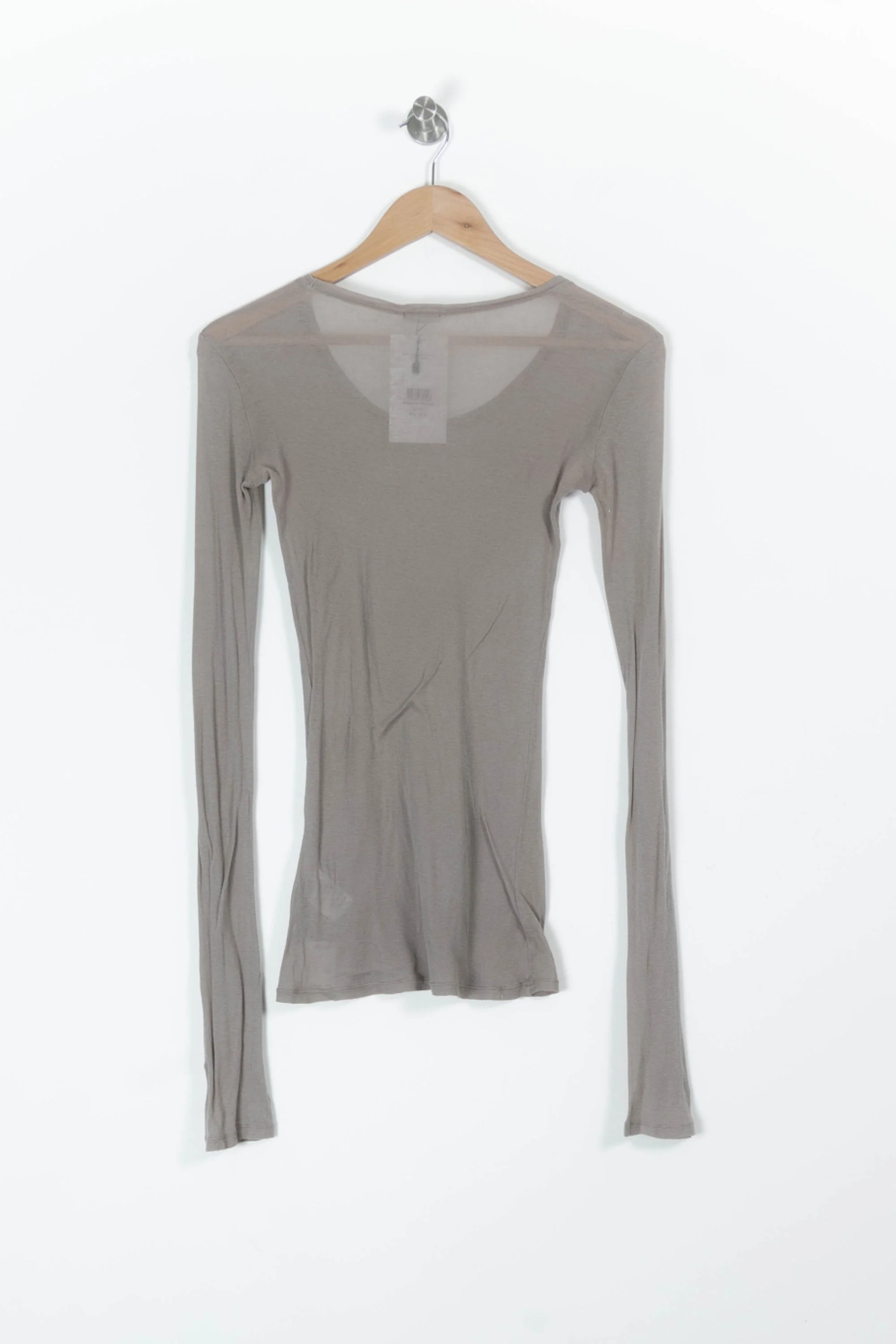 T-shirt Manches Longues Marron - Taille S/36 - Image 4