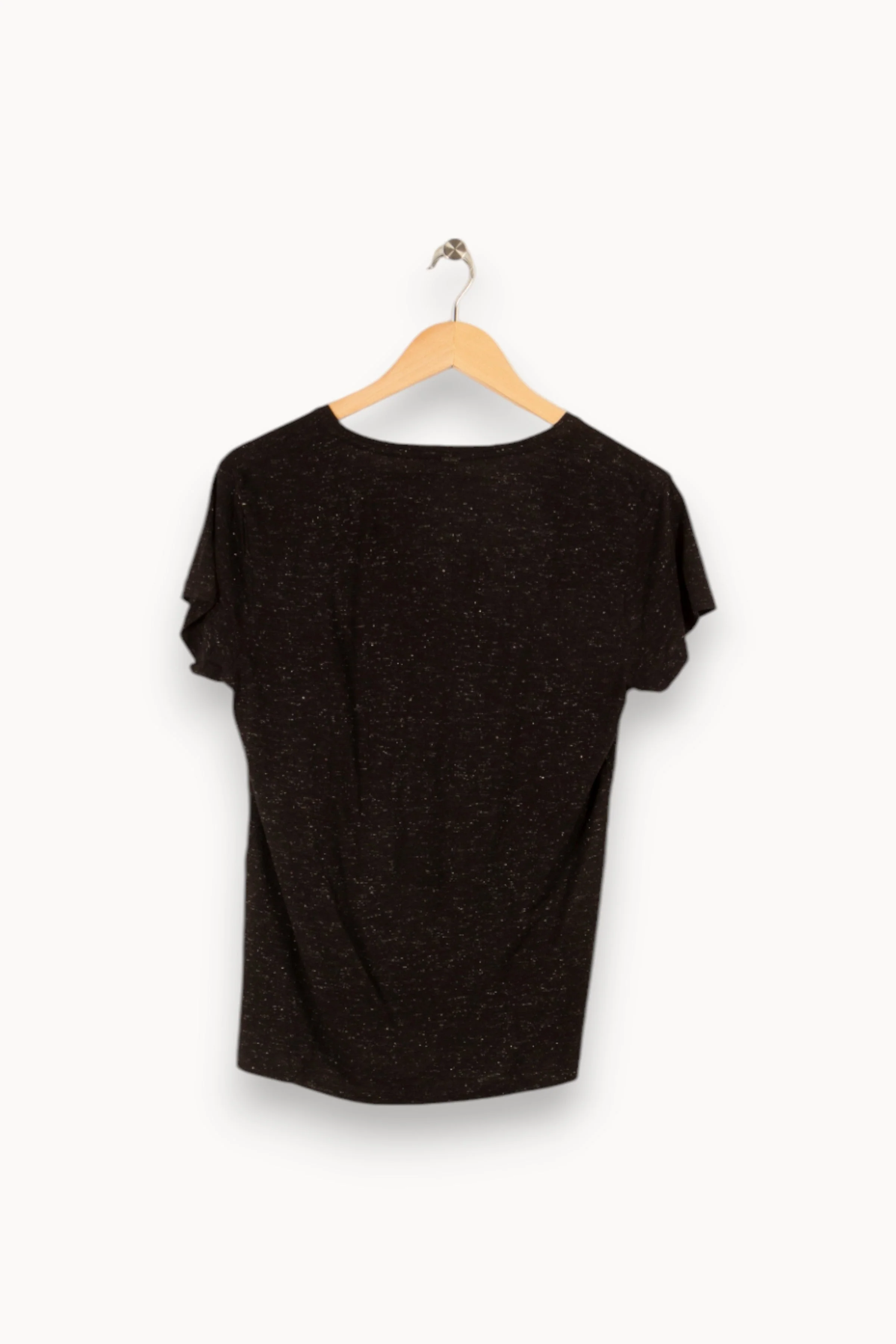 T-shirt noir avec inscription - Taille S/36 - Image 4