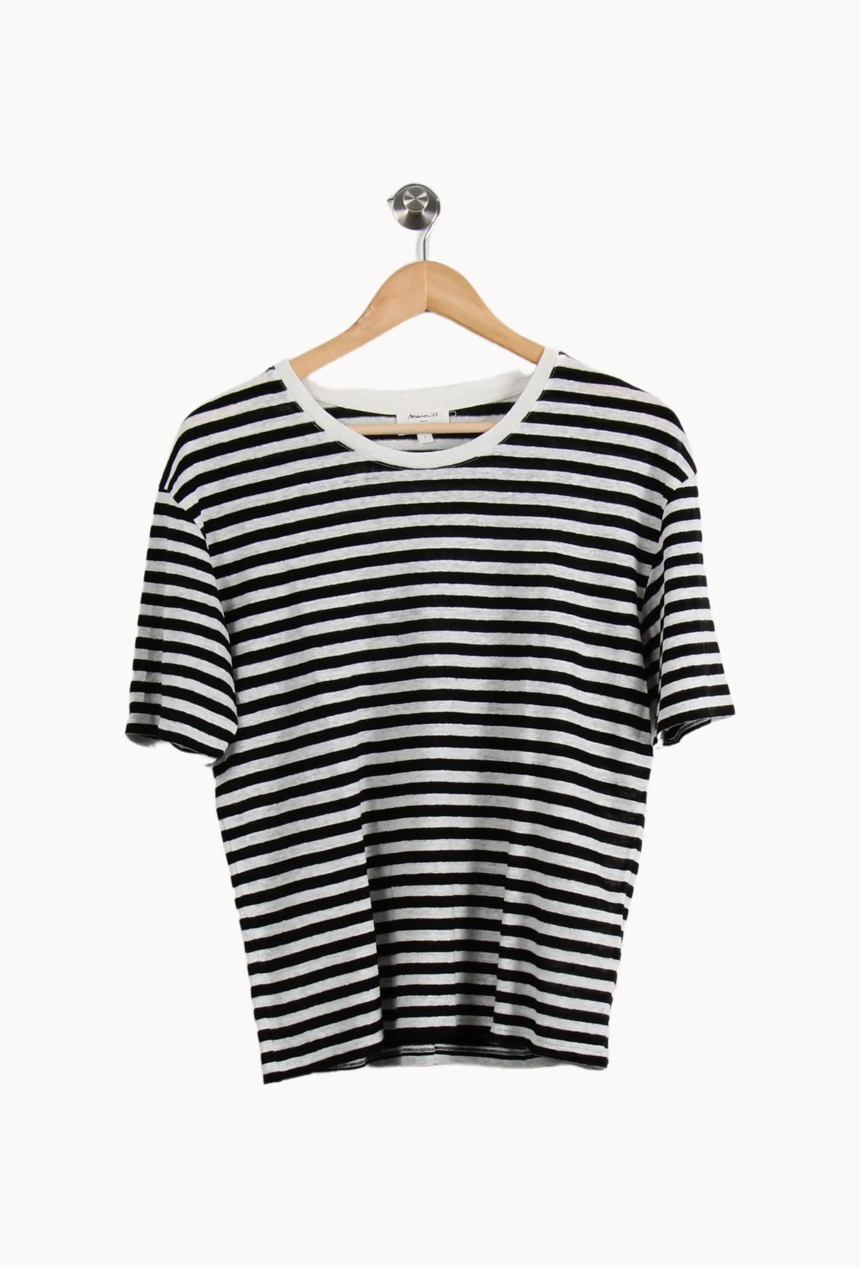 T-shirt Noir et Blanc - Taille S/36 - Image 2