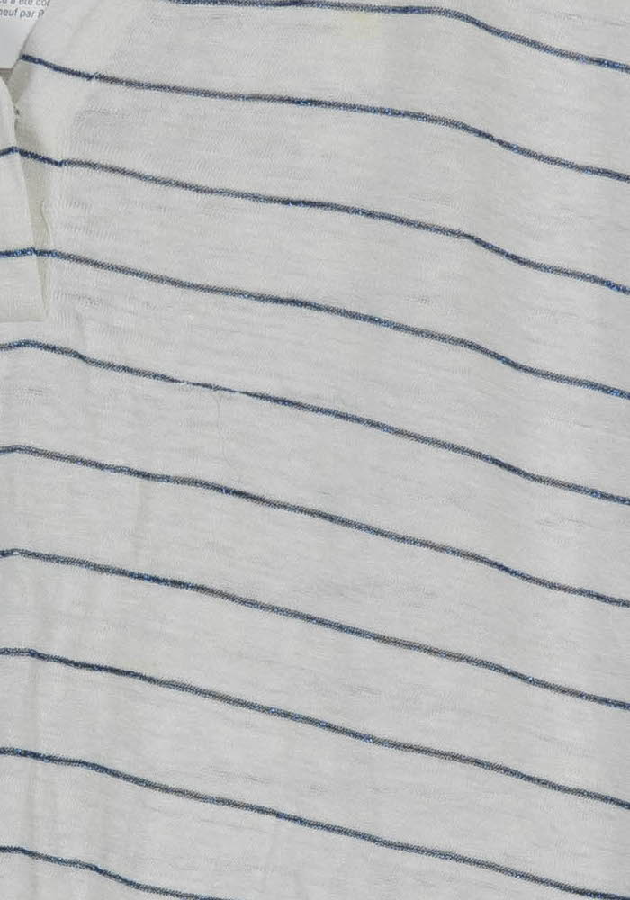 Tee-shirt Blanc et Bleu - Taille S/36 - Image 3