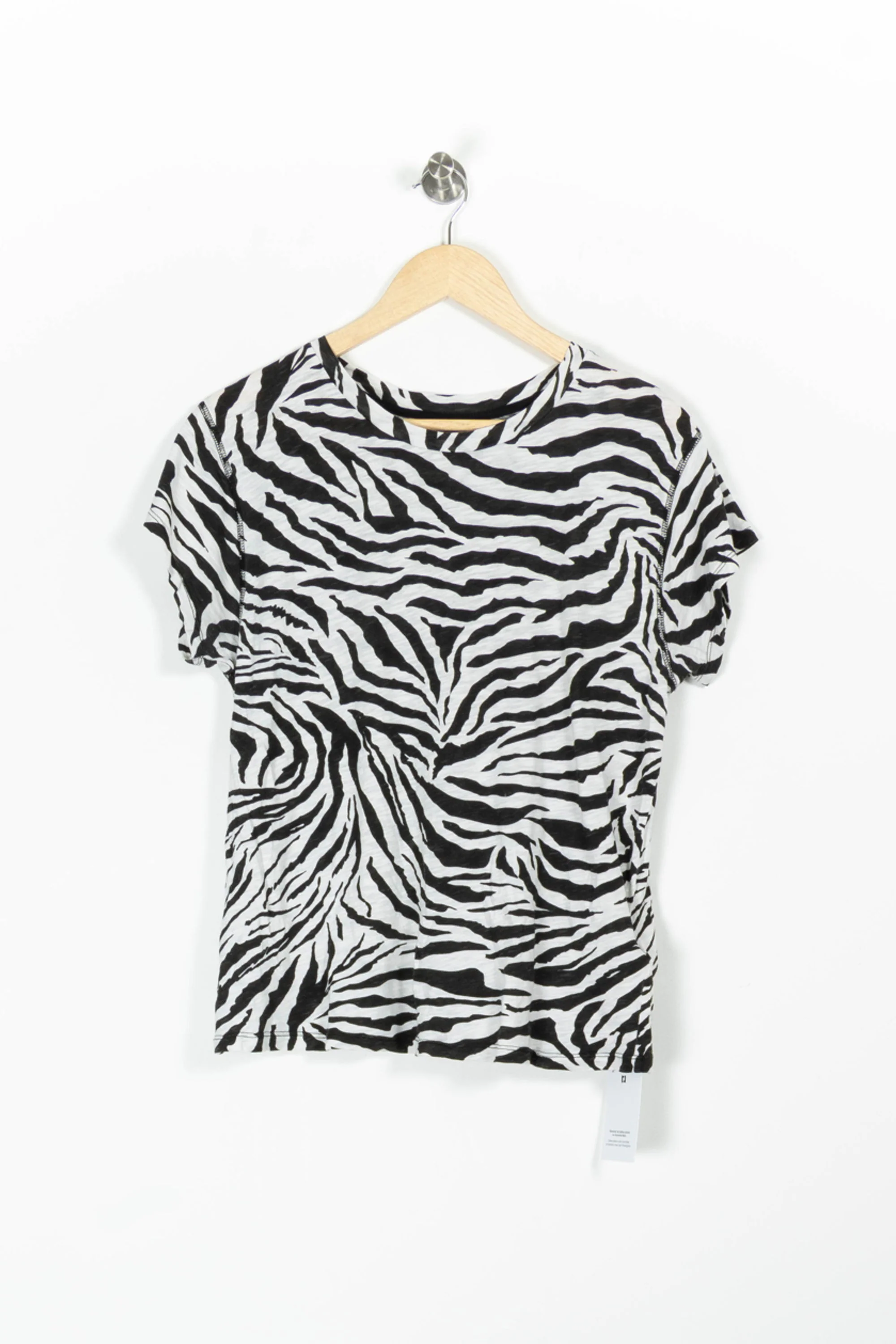 Tee-shirt Blanc et Noir - Taille S/36 - Image 2