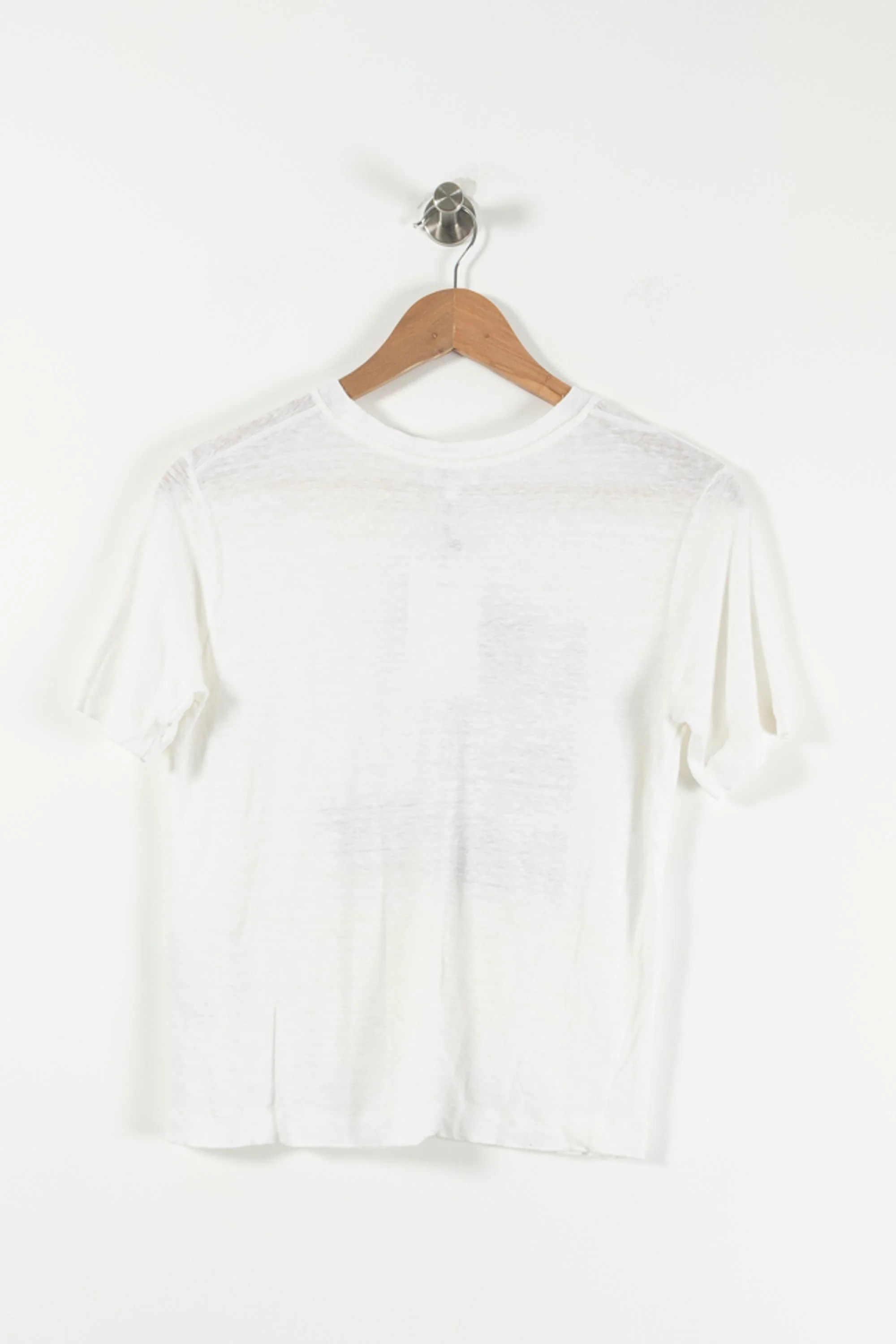Tee-shirt Blanc et Vert - Taille S/36 - Image 4