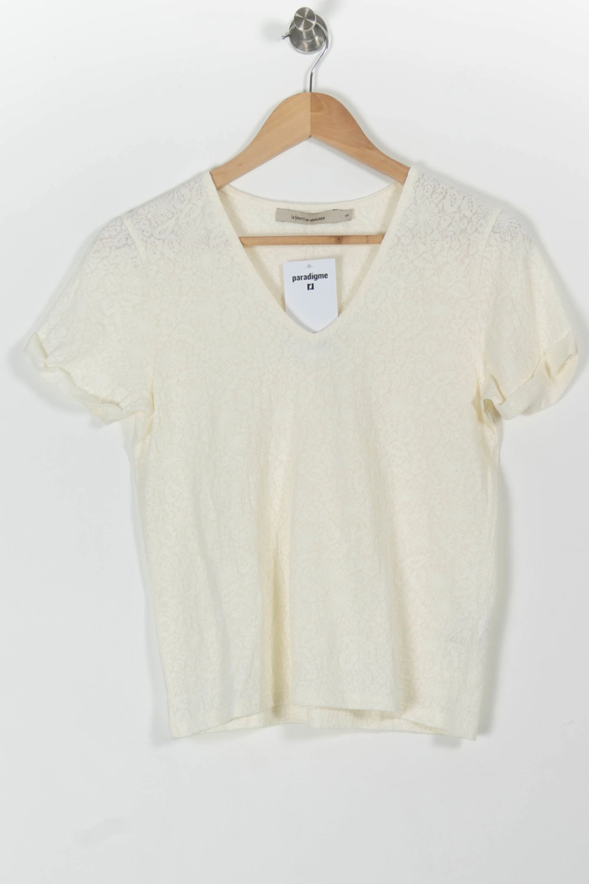 Tee-shirt Blanc - Taille S/36 - Image 2