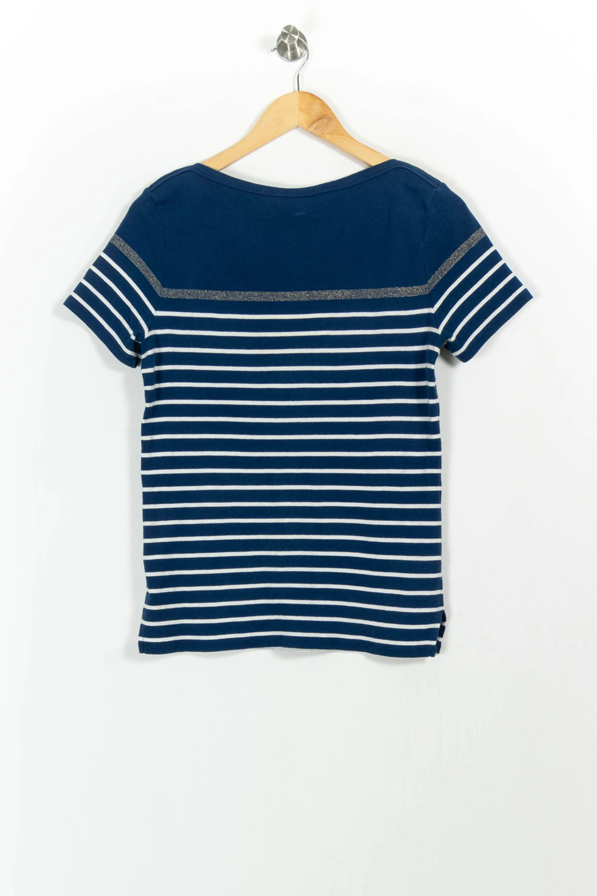 Tee-shirt Bleu et Blanc - Taille M/38 - Image 4