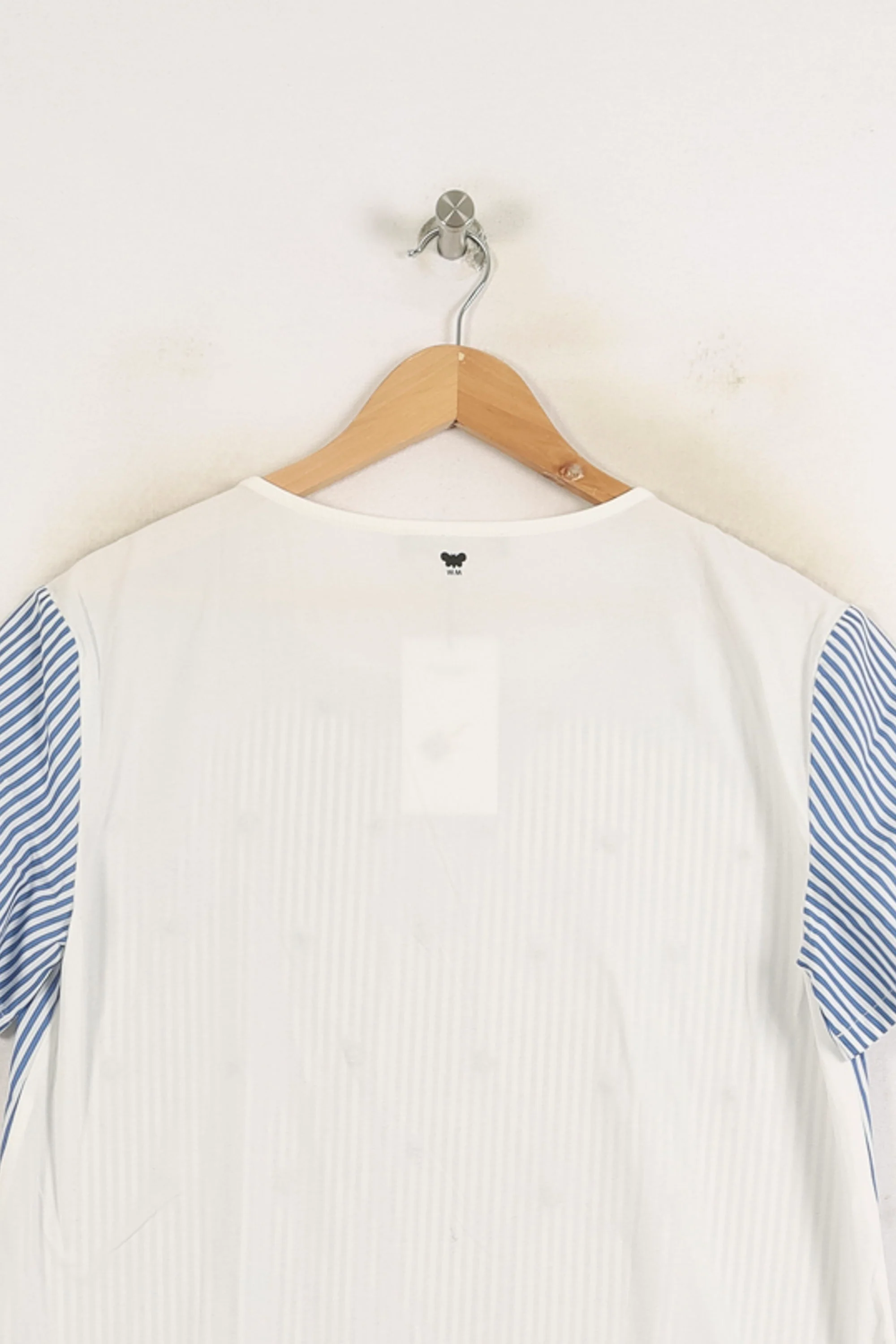 Tee-shirt Bleu et Blanc - Taille S/36 - Image 4