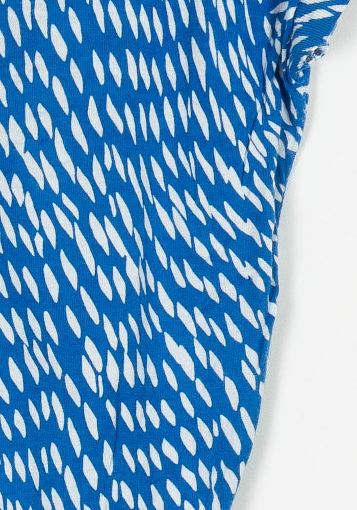 Tee-shirt Bleu et Blanc - Taille XS/34 - Image 3