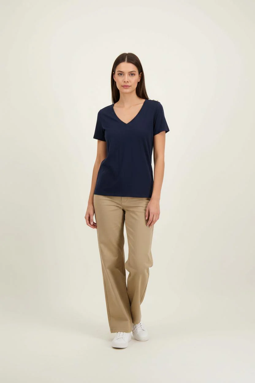 Tee-shirt Bleu - Taille M/38