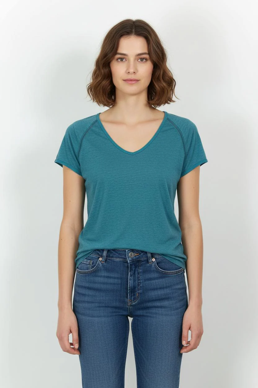 Tee-shirt Bleu - Taille S/36