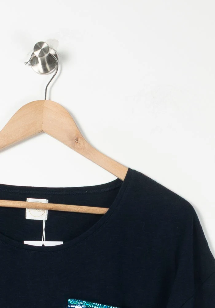 Tee-shirt Bleu - Taille XS/34 - Image 3