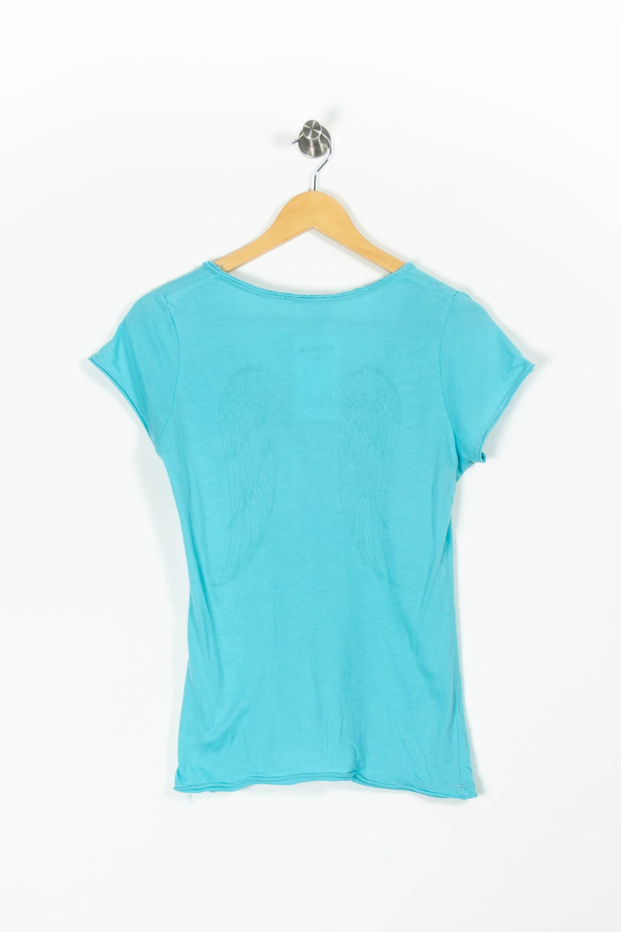 Tee-shirt Bleu - Taille XS/34 - Image 4