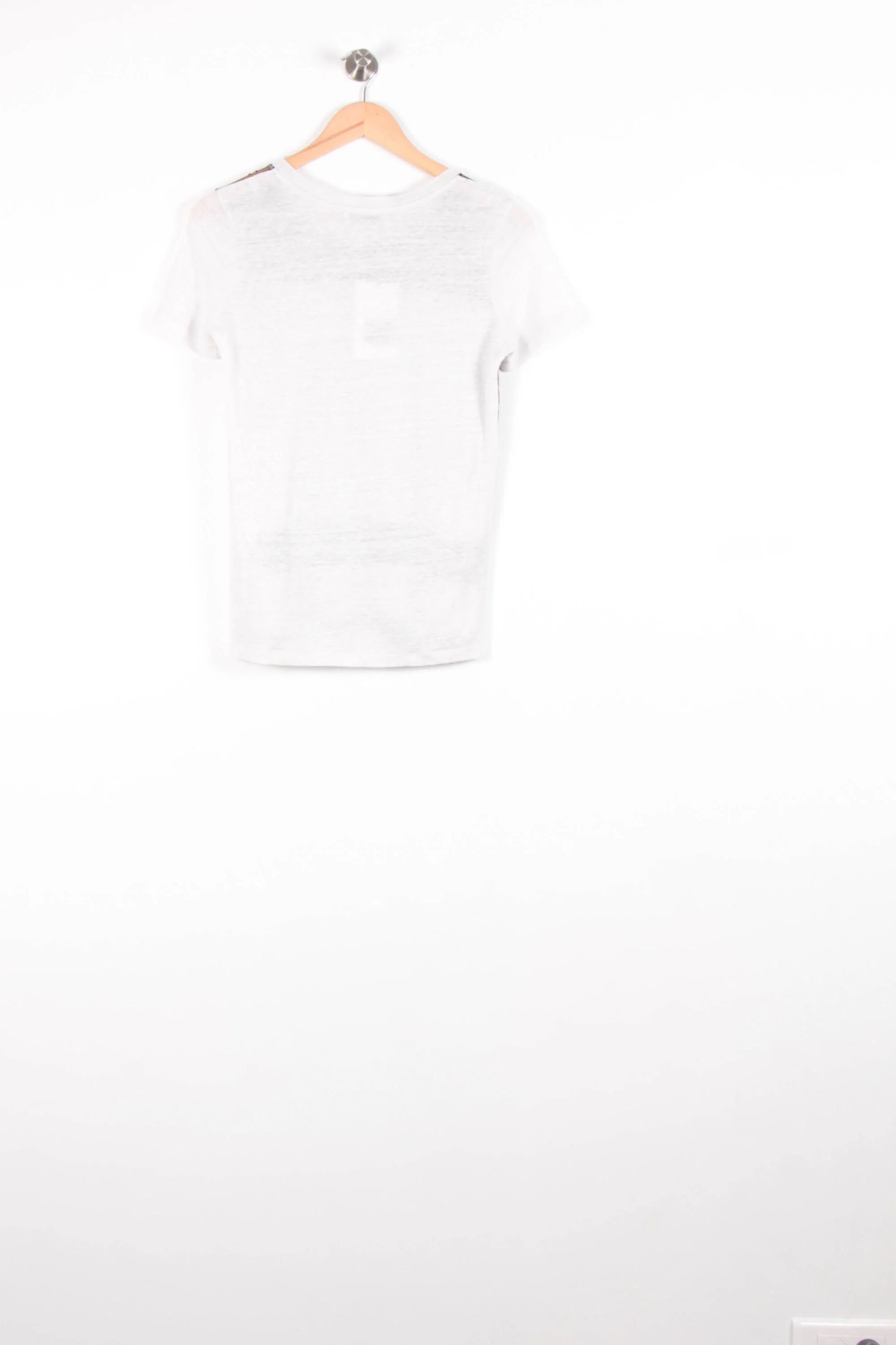 Tee shirt Gris et Blanc - Taille S/36 - Image 4
