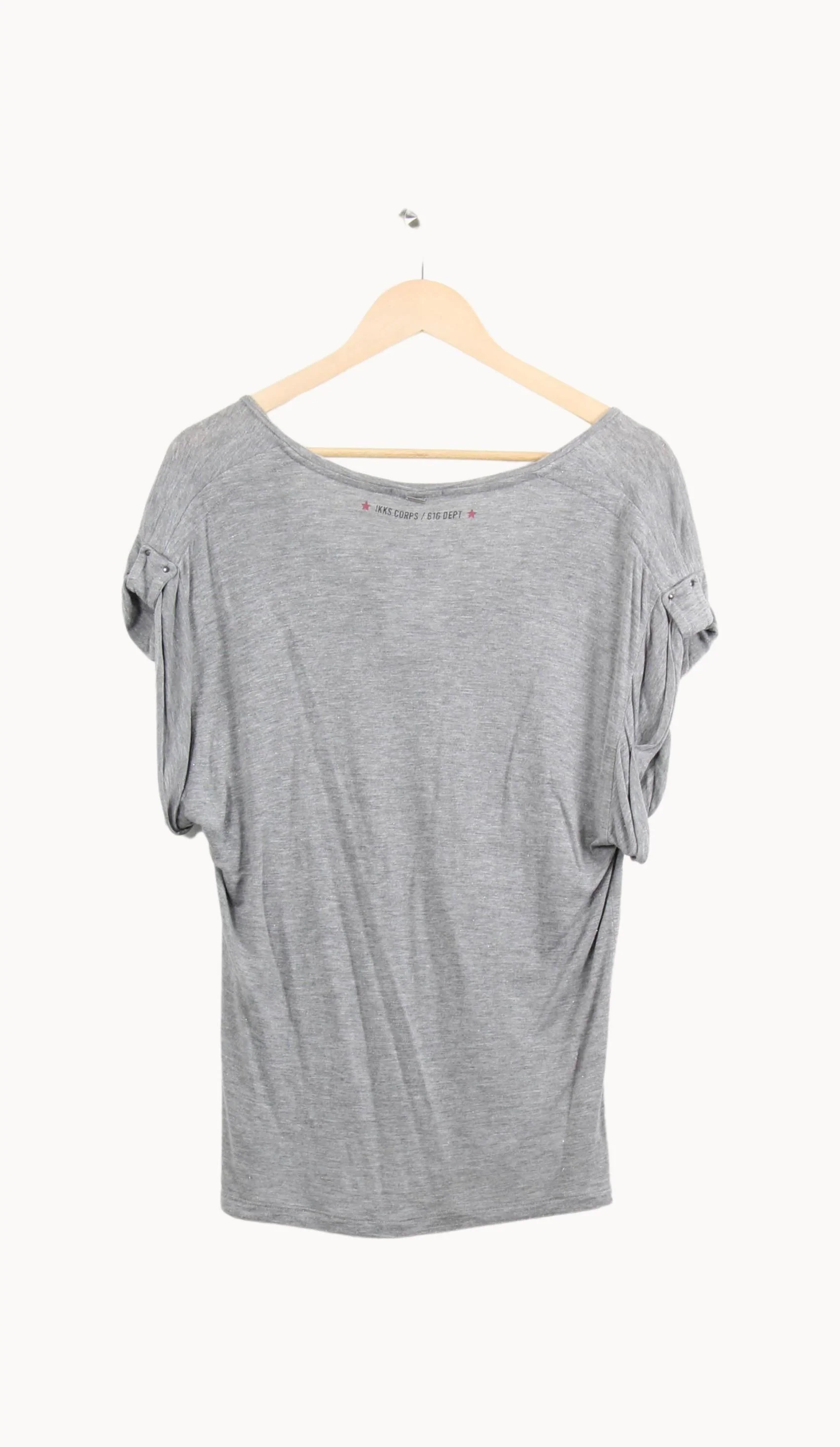 Tee-shirt Gris - Taille S/36 - Image 4
