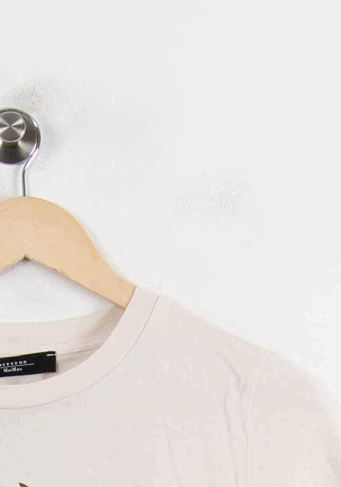 Tee-shirt Manche Courte Beige - Taille T.U. - Image 3