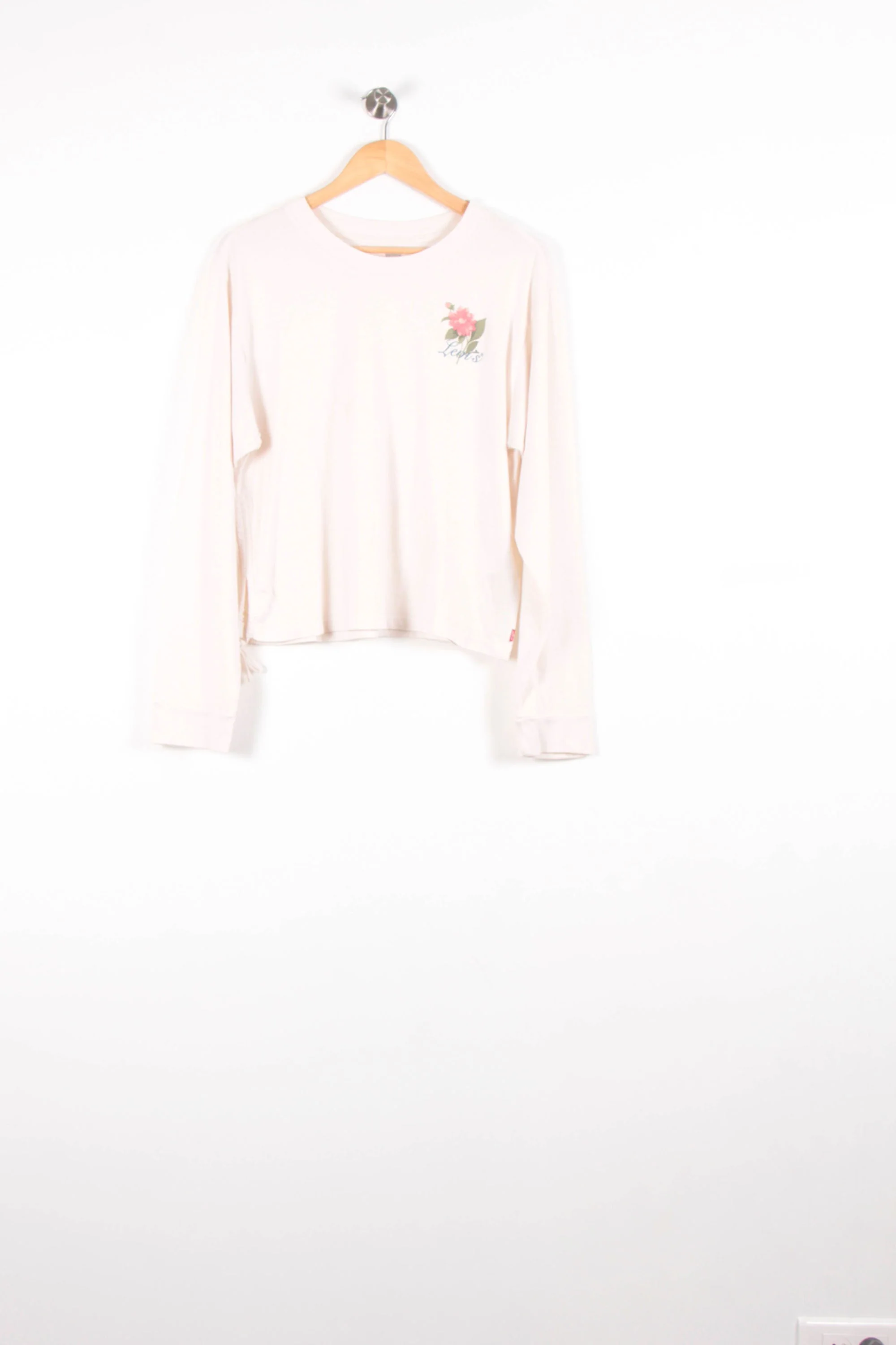 Tee-shirt Manches Longues Beige - Taille L/40 - Image 2