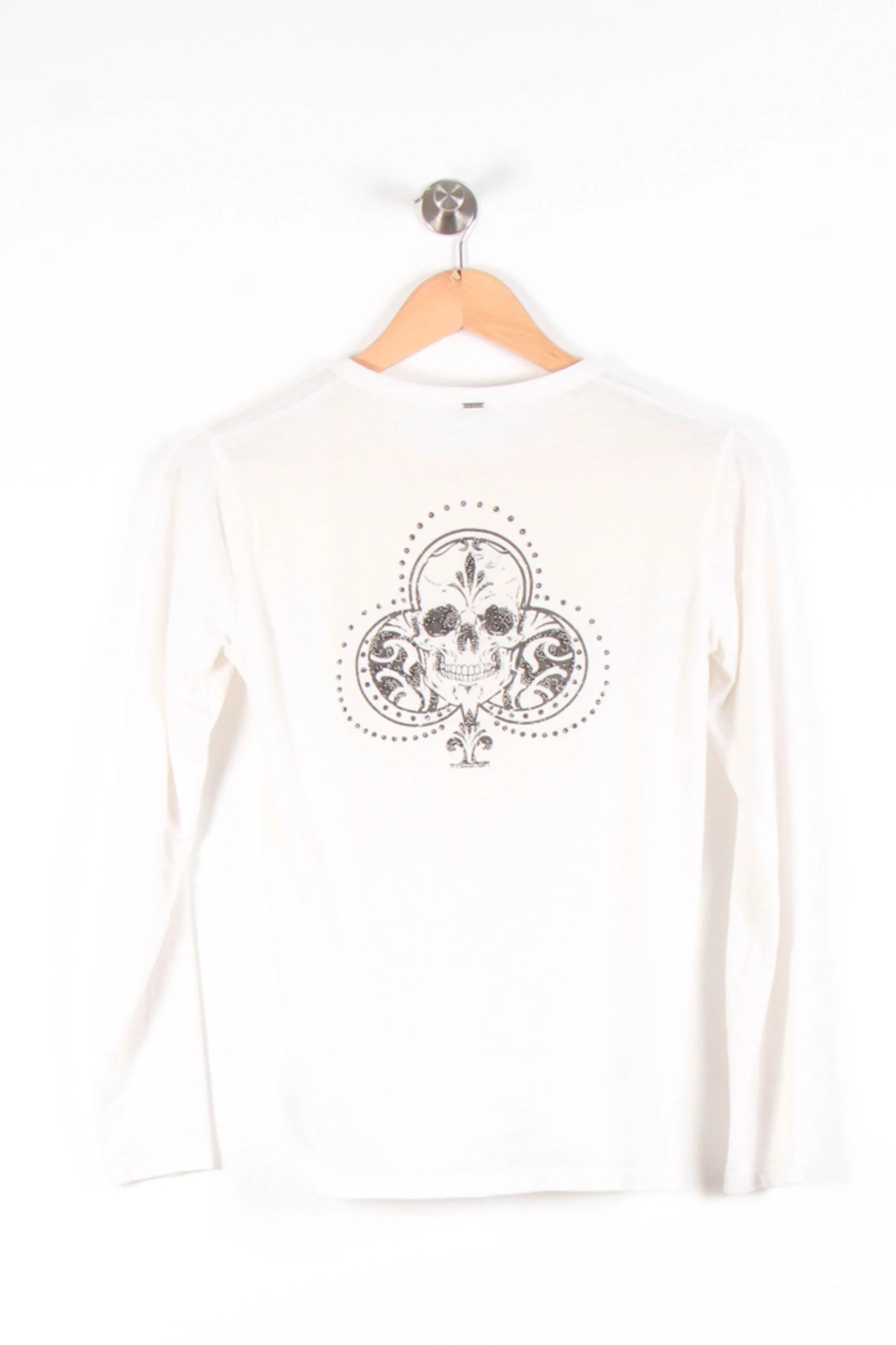 Tee-shirt Manches Longues Blanc - Taille XS/34 - Image 4