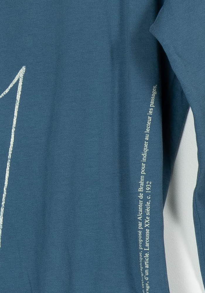 Tee-shirt Manches Longues Bleu - Taille S/36 - Image 3