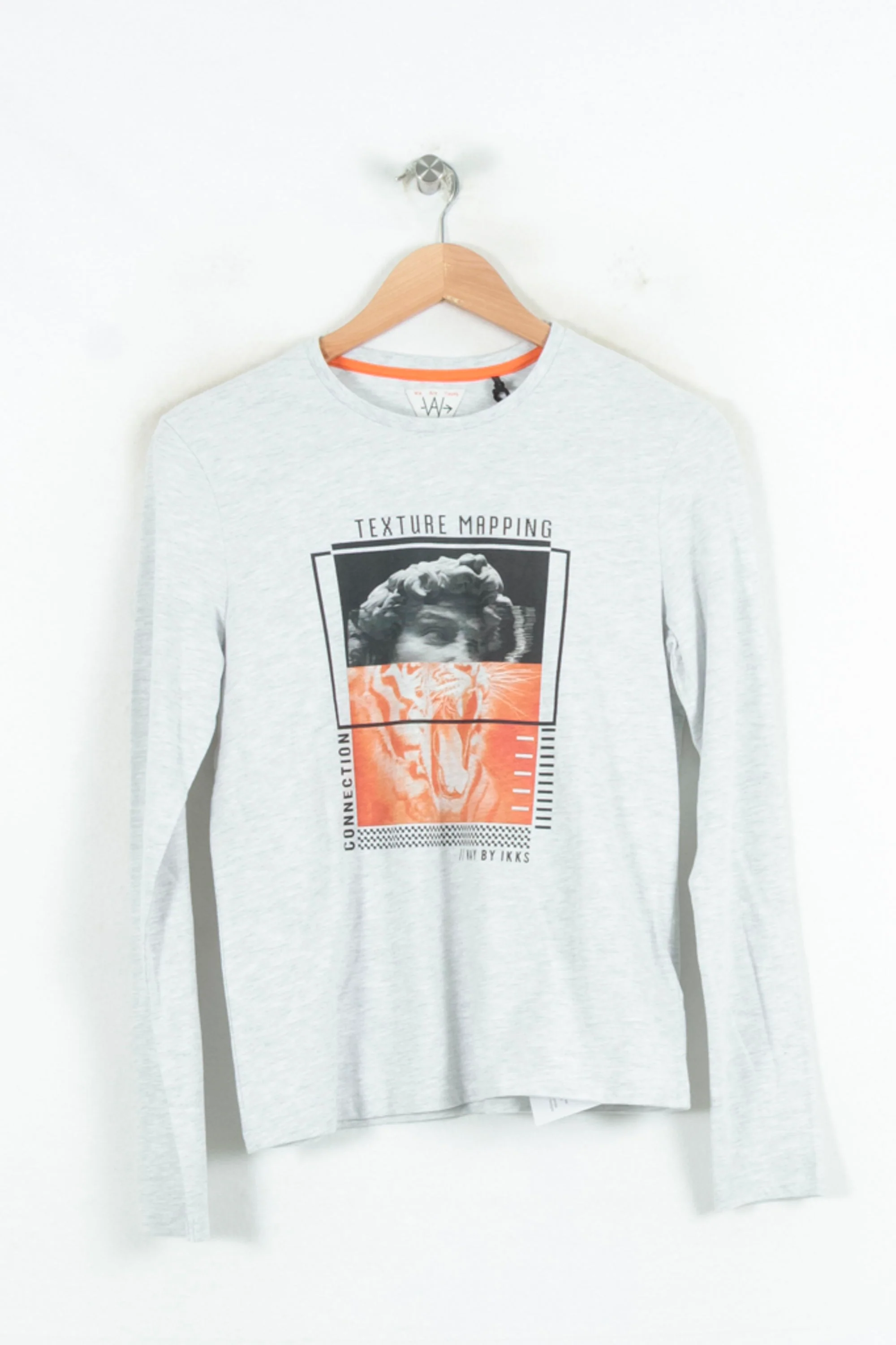 Tee Shirt Manches Longues Gris - Taille S/36 - Image 2