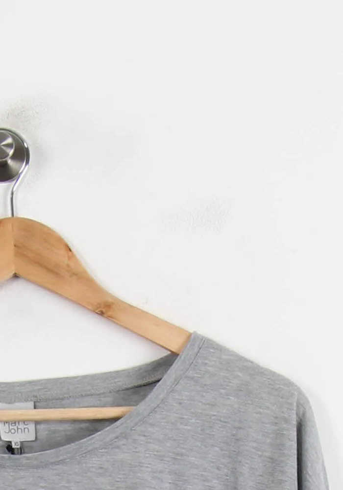 Tee-shirt Manches Longues Gris - Taille XS/34 - Image 3