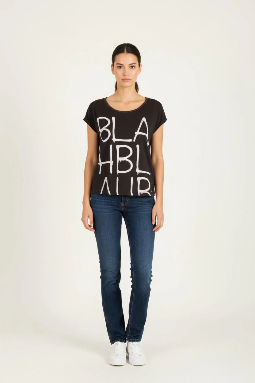 Tee-shirt Noir et Blanc - Taille S/36