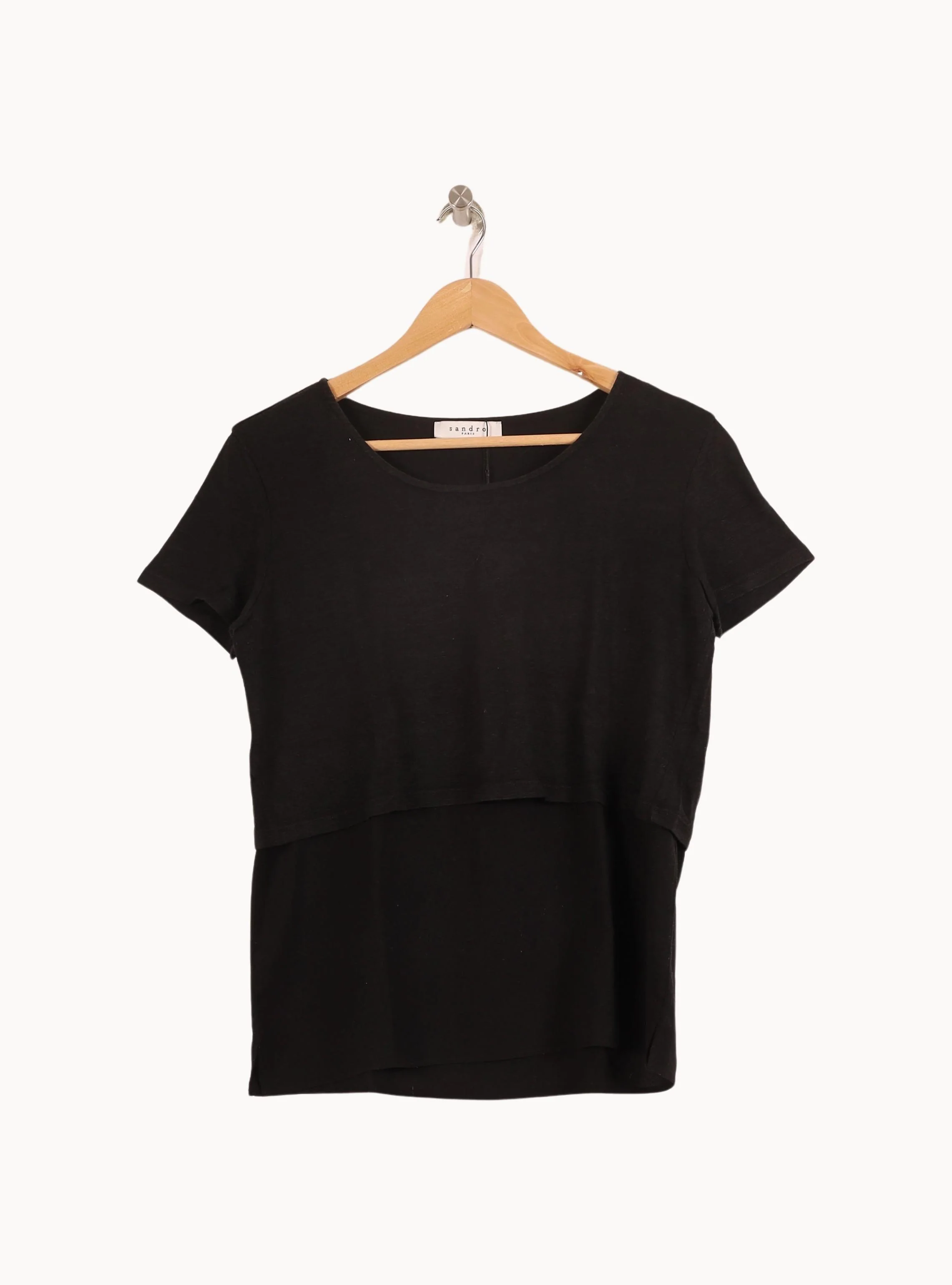 Tee-shirt Noir - Taille L/40 - Image 2