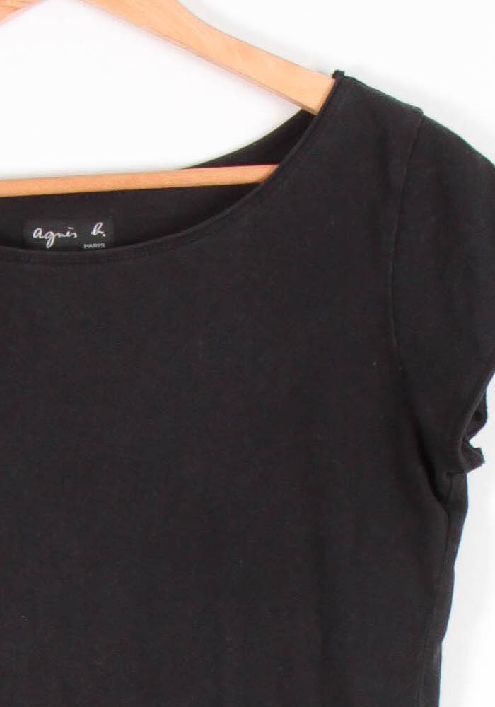 Tee-shirt Noir - Taille S/36 - Image 3