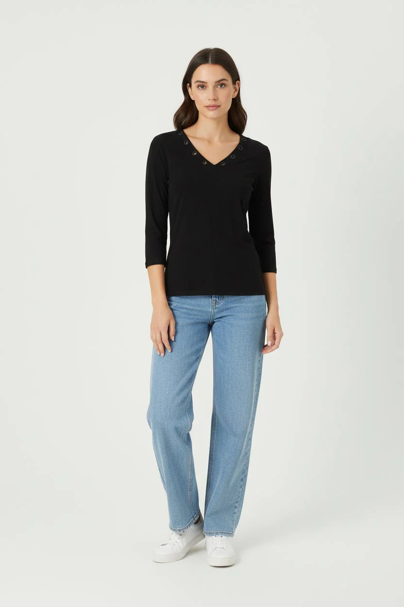 Tee-shirt Noir - Taille S/36