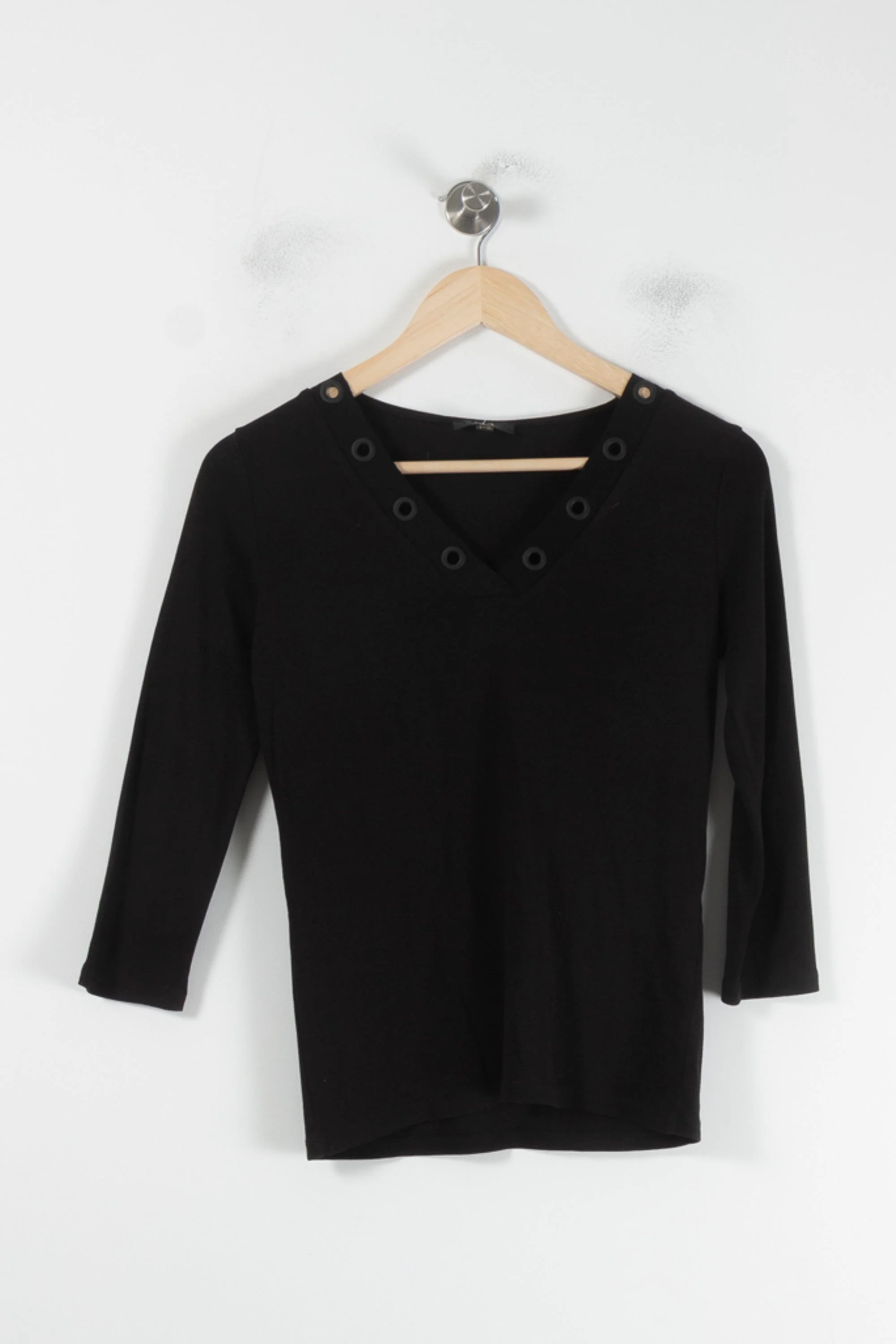 Tee-shirt Noir - Taille S/36 - Image 2