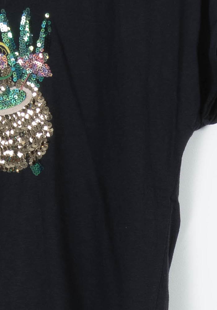 Tee-shirt Noir - Taille S/36 - Image 3