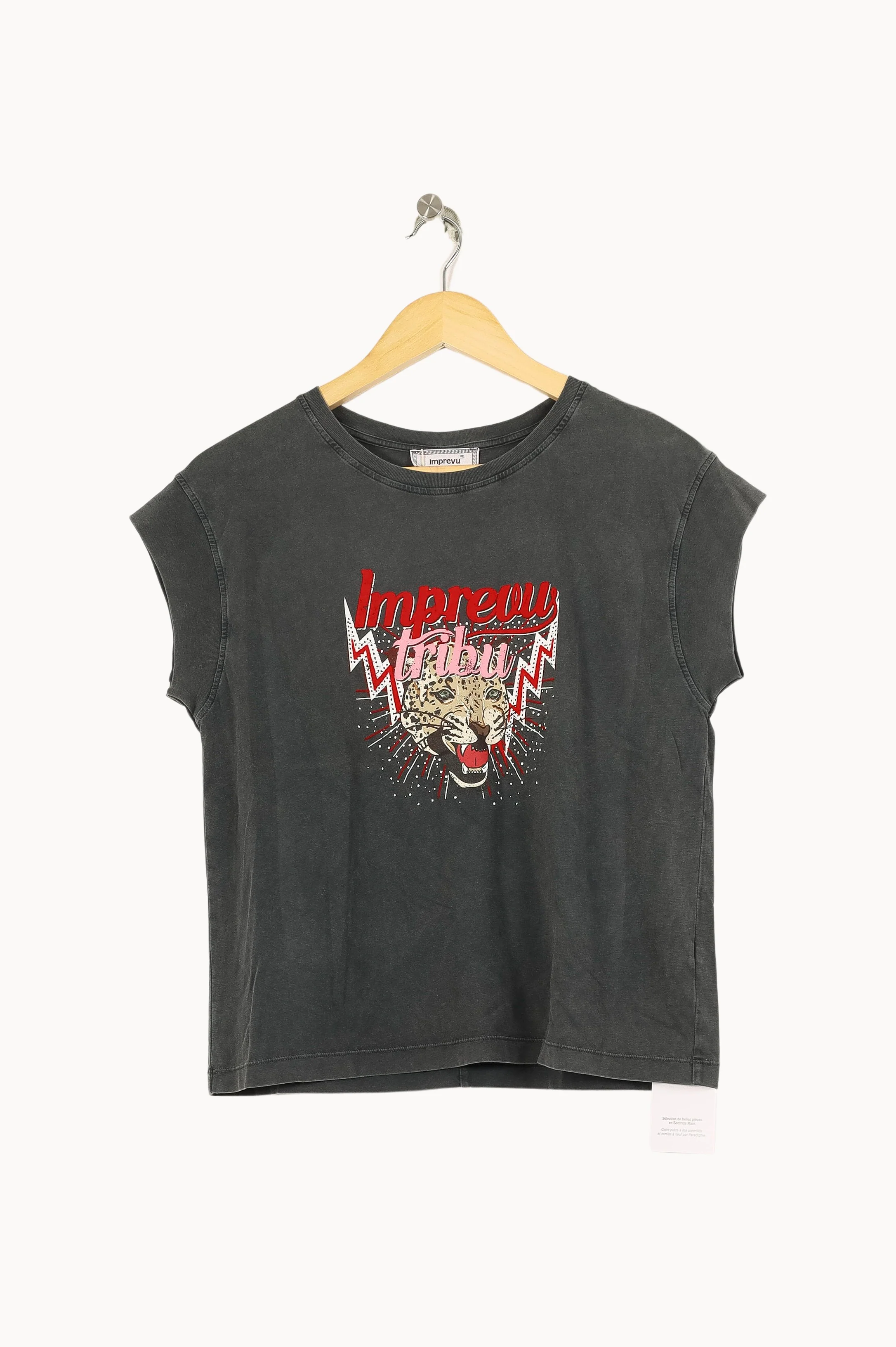 Tee-shirt Noir - Taille S/36 - Image 2