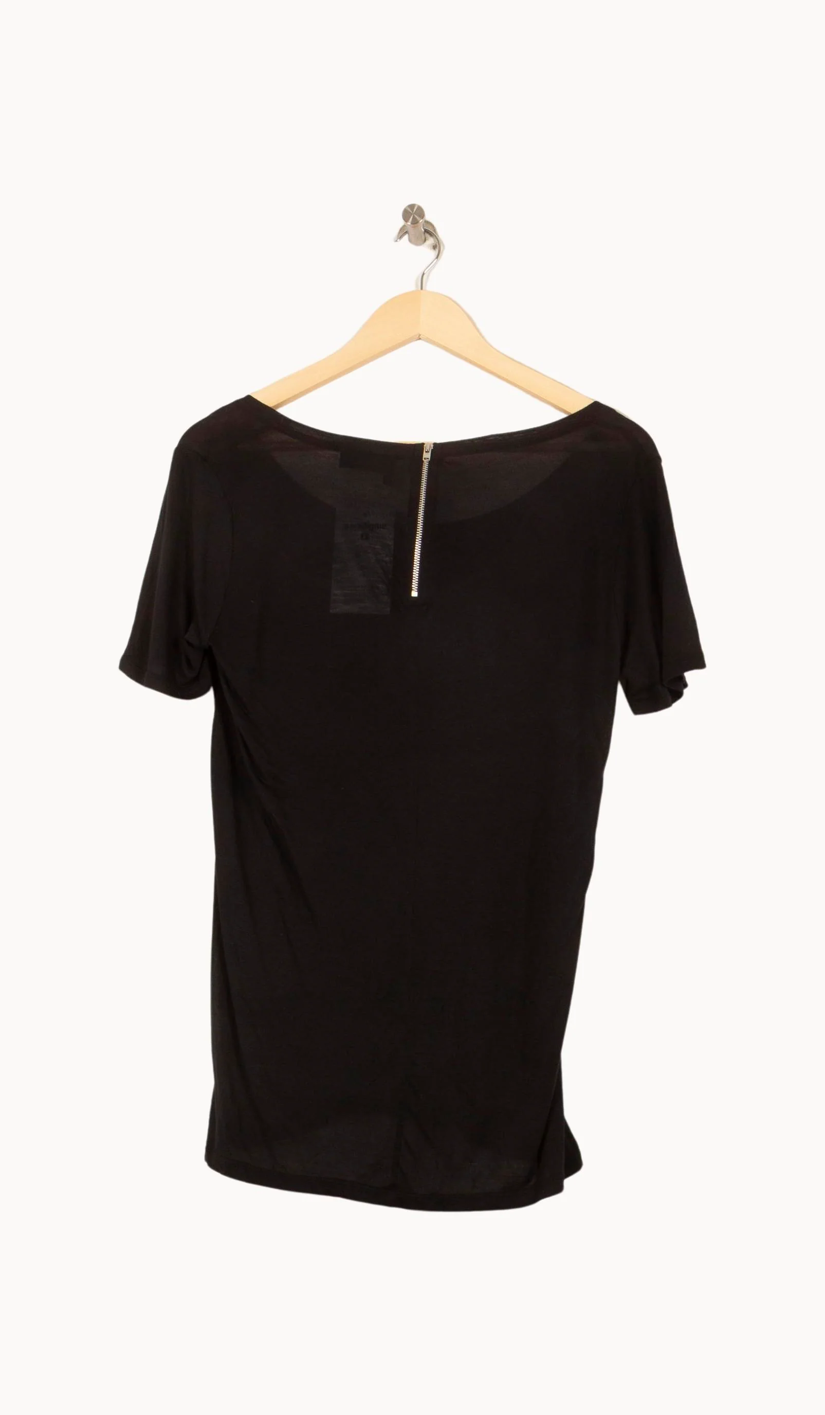 Tee-shirt Noir - Taille XS/34 - Image 4
