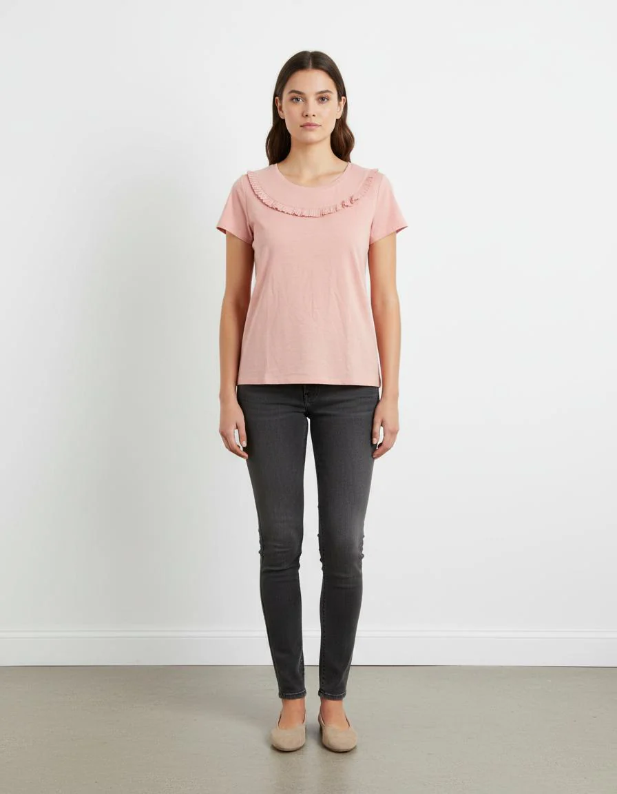 Tee-shirt Rose - Taille XS/34