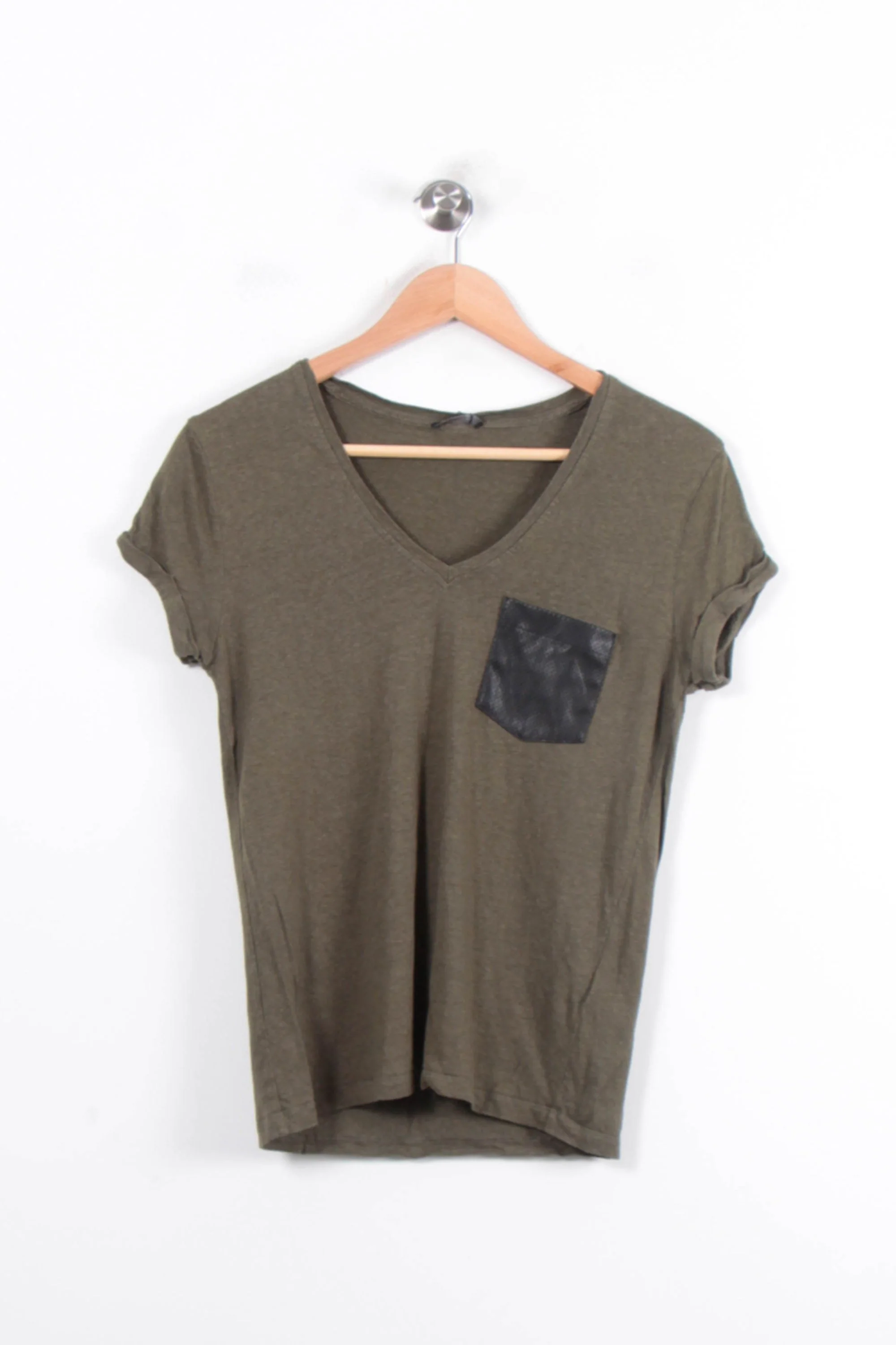 Tee-shirt Vert et Noir - Taille XS/34 - Image 2