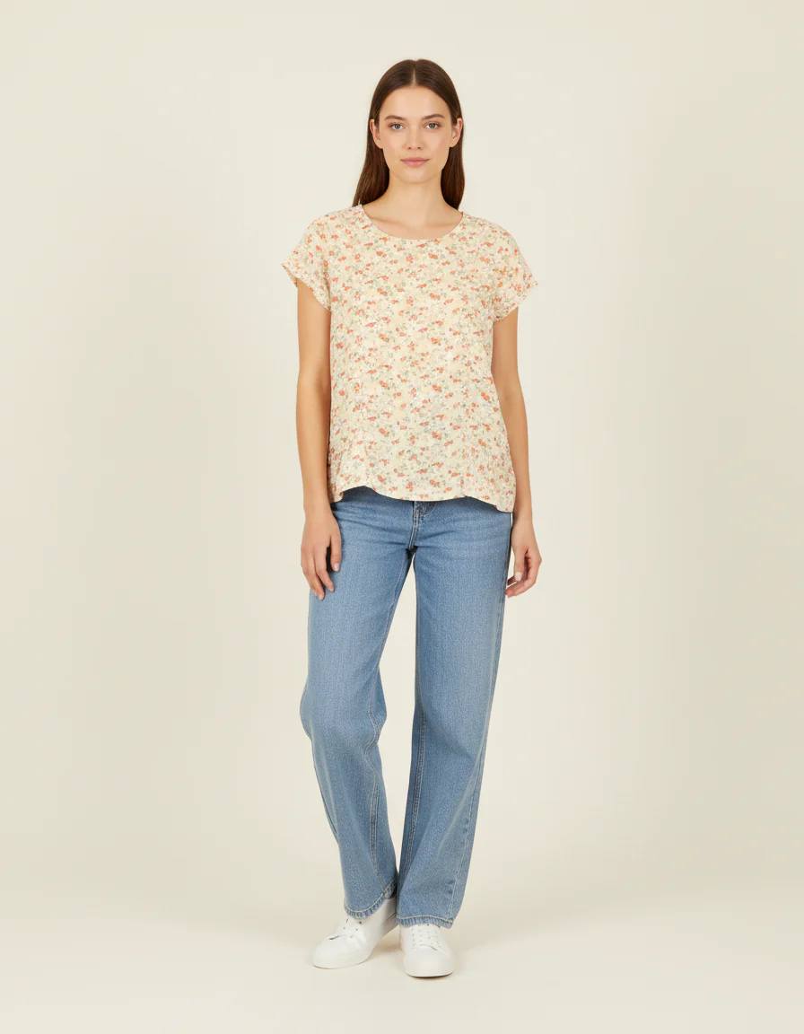 Top à motifs - Taille XS/34