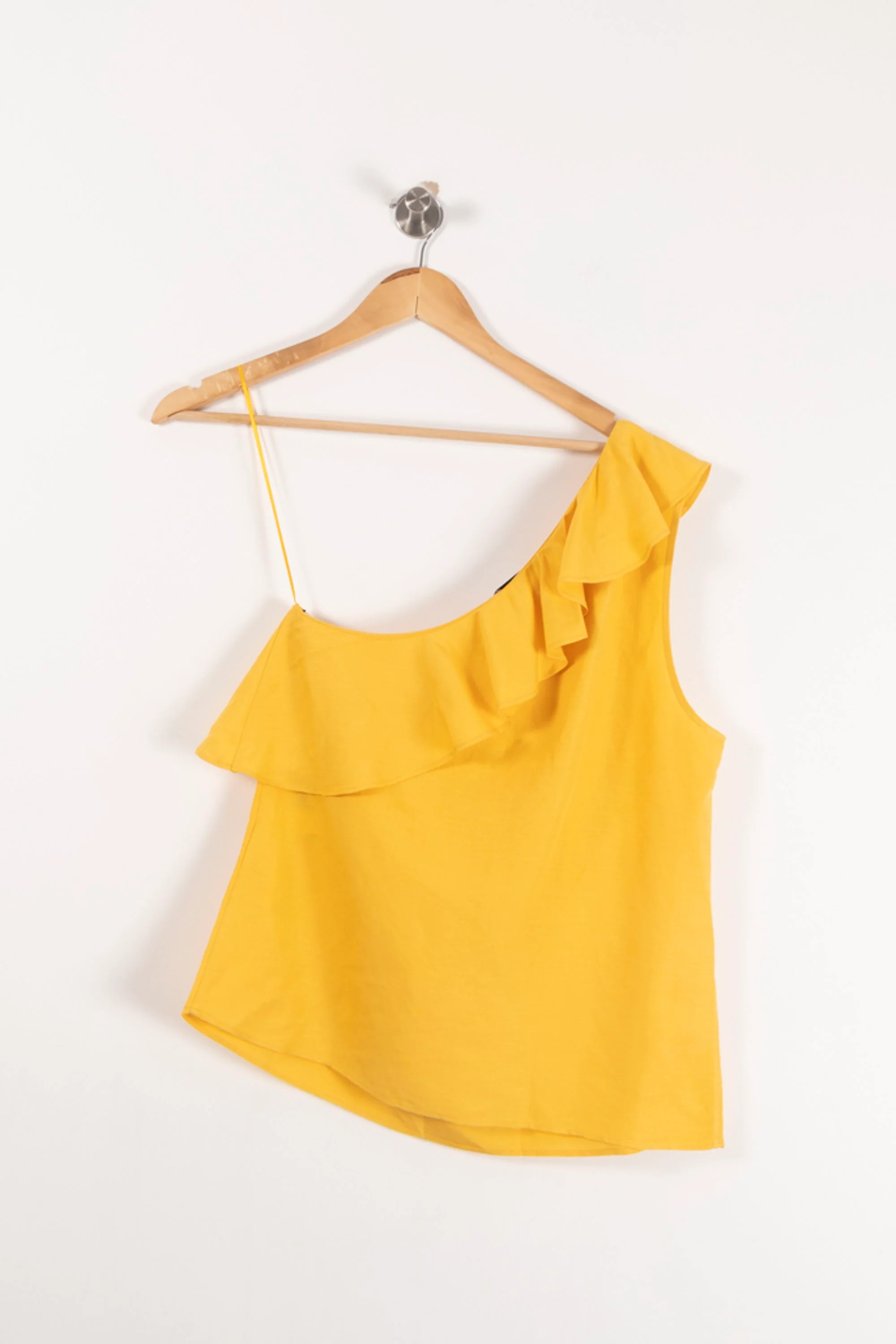 Top Asymétrique Jaune - Taille L/40 - Image 4