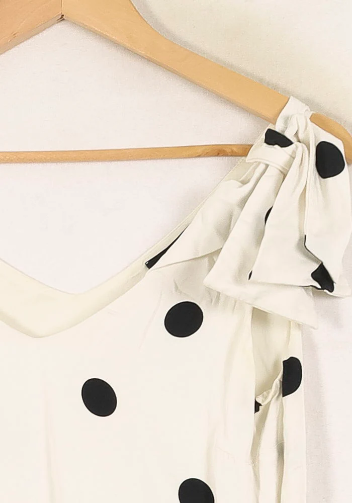 Top Blanc et Noir - Taille S/36 - Image 3