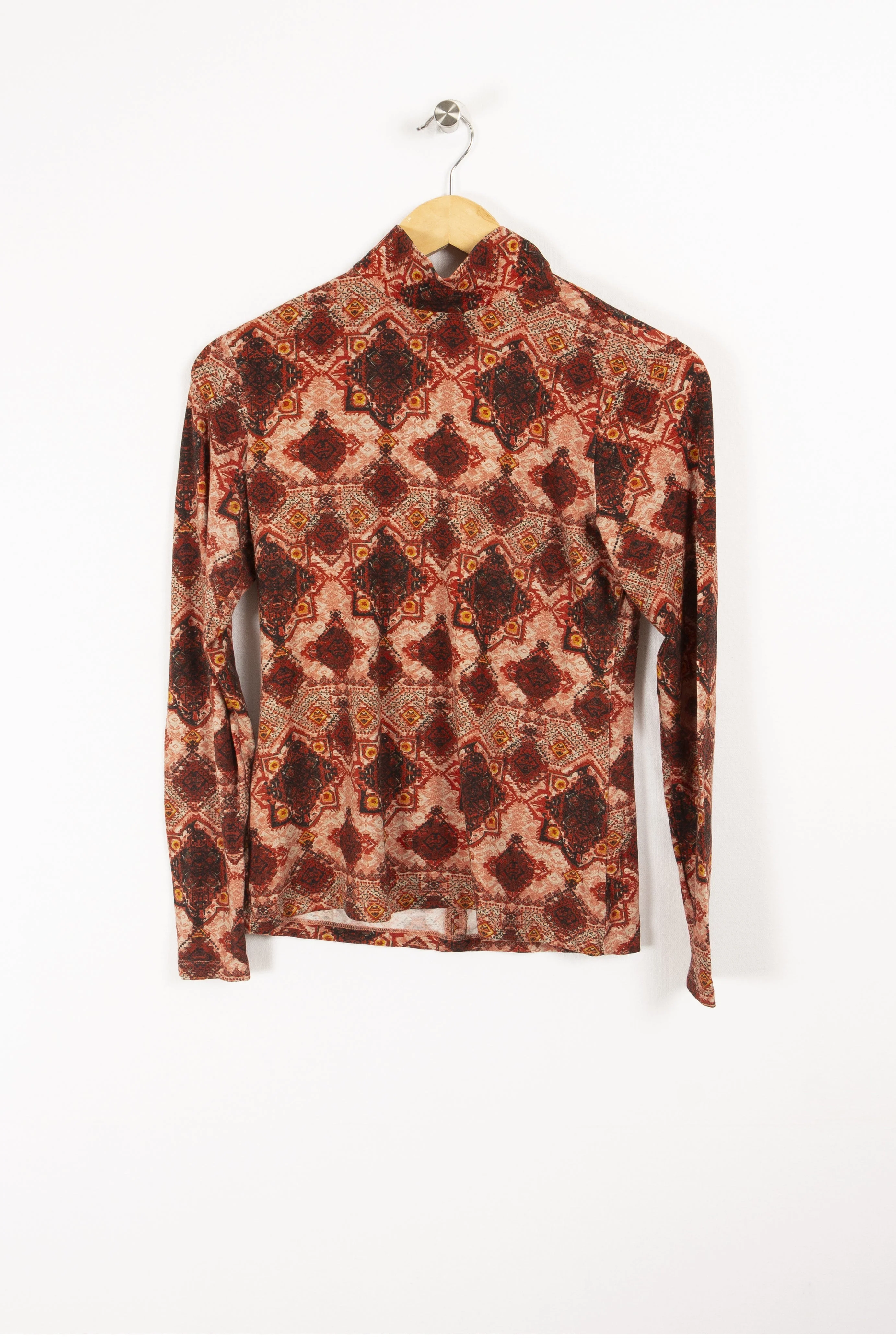 Top multicolore rouge bordeaux - S/36 - Image 2