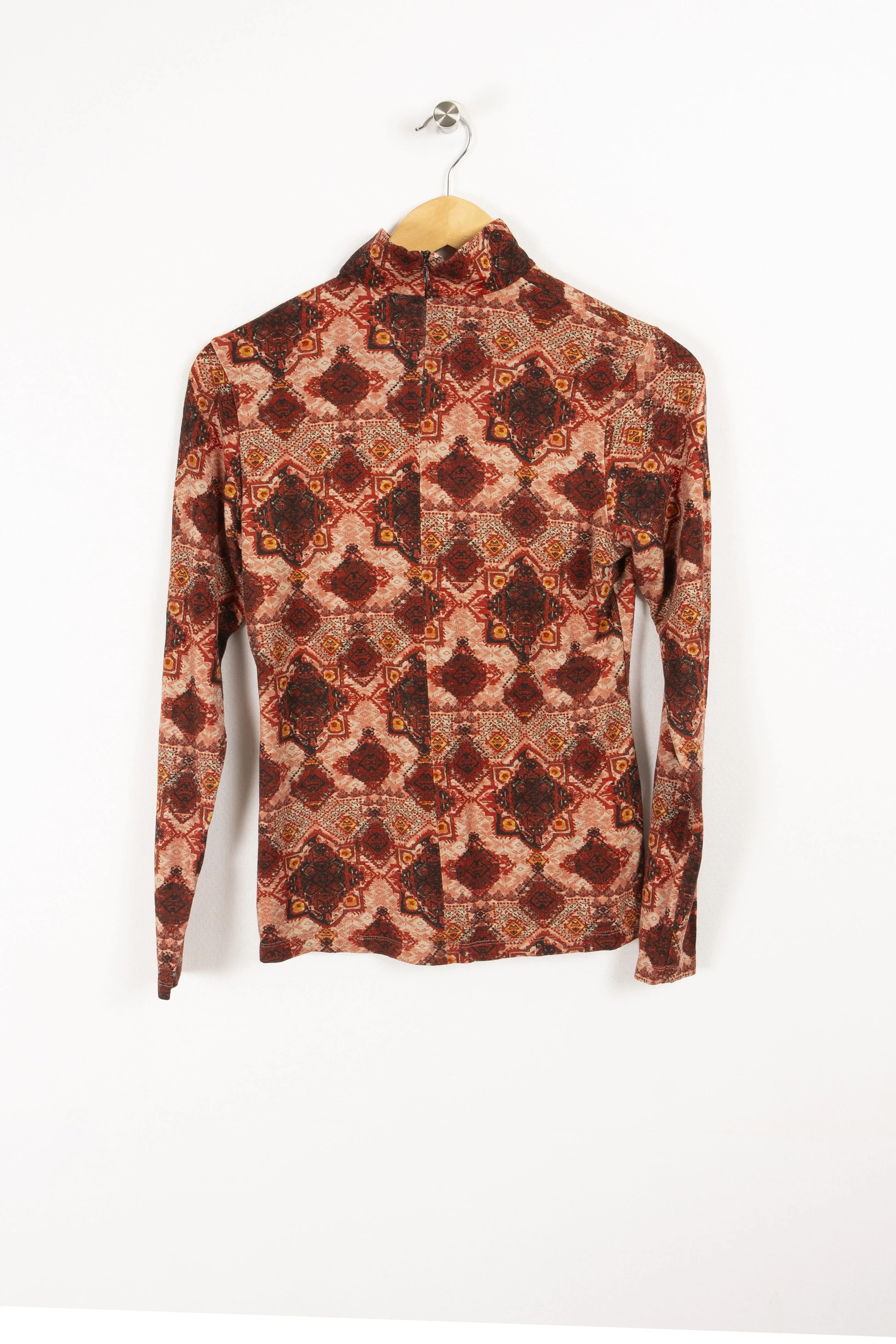 Top multicolore rouge bordeaux - S/36 - Image 4
