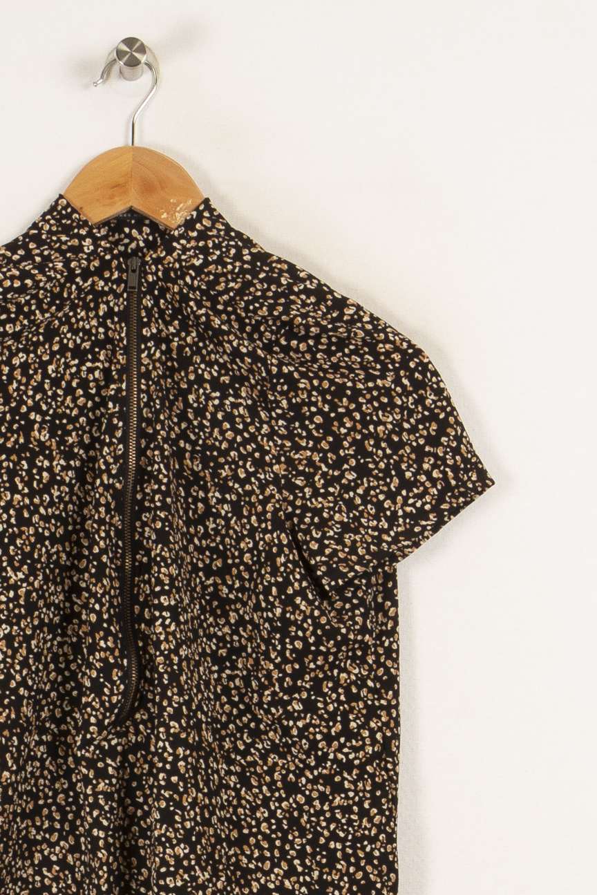 Top noir à motifs - Taille M/38 - Image 3