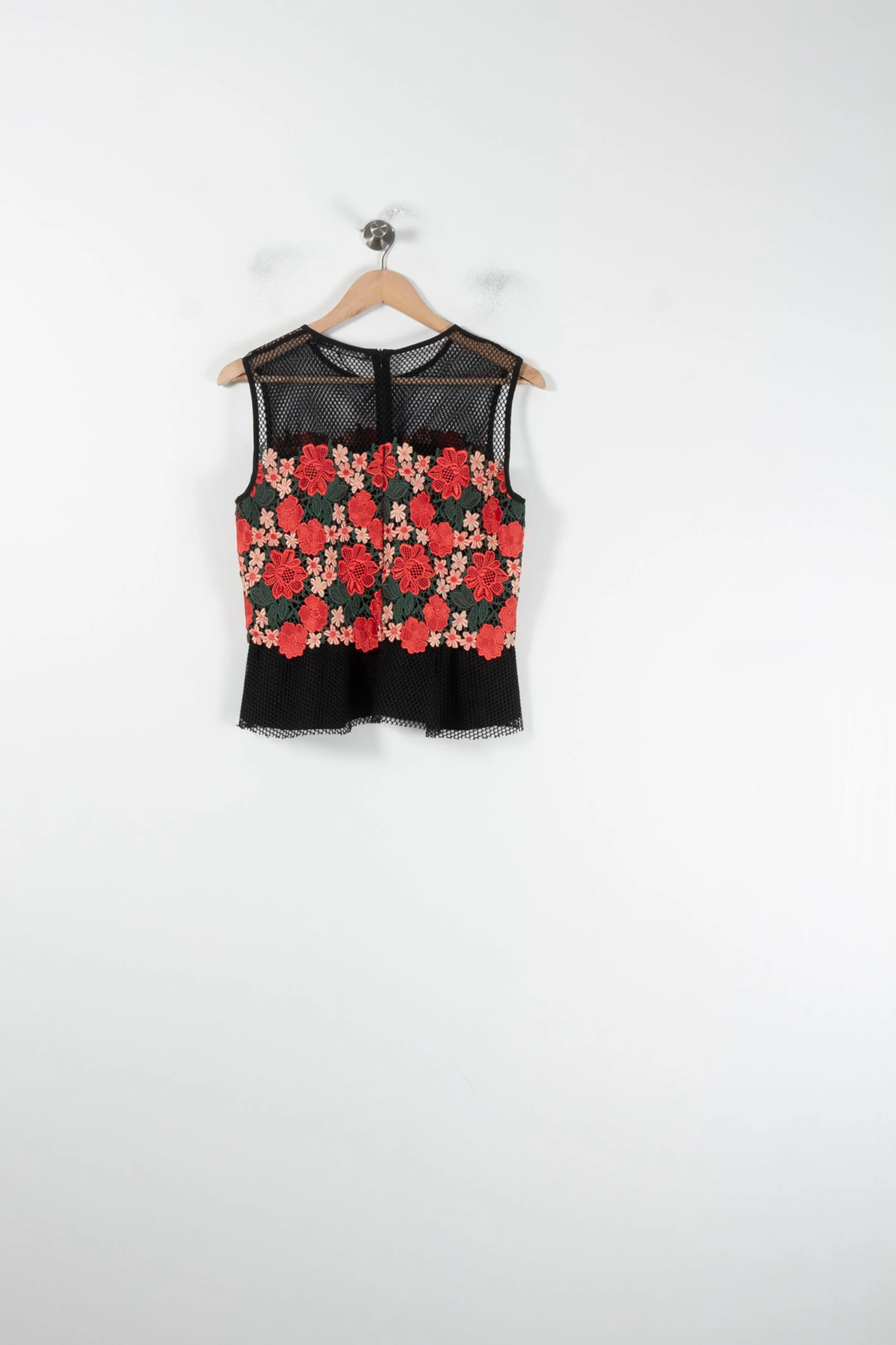 Top Noir et Rouge - Taille M/38 - Image 4