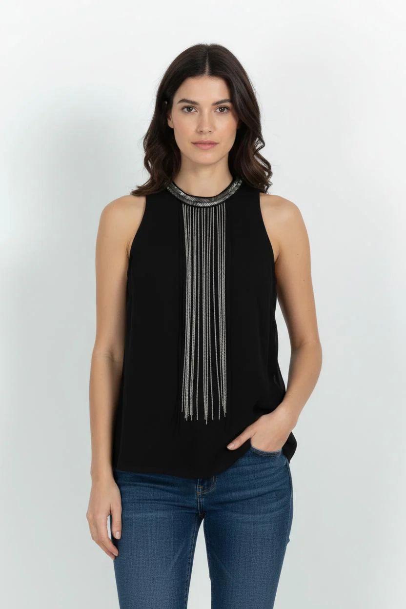 Top Noir - Taille L/40
