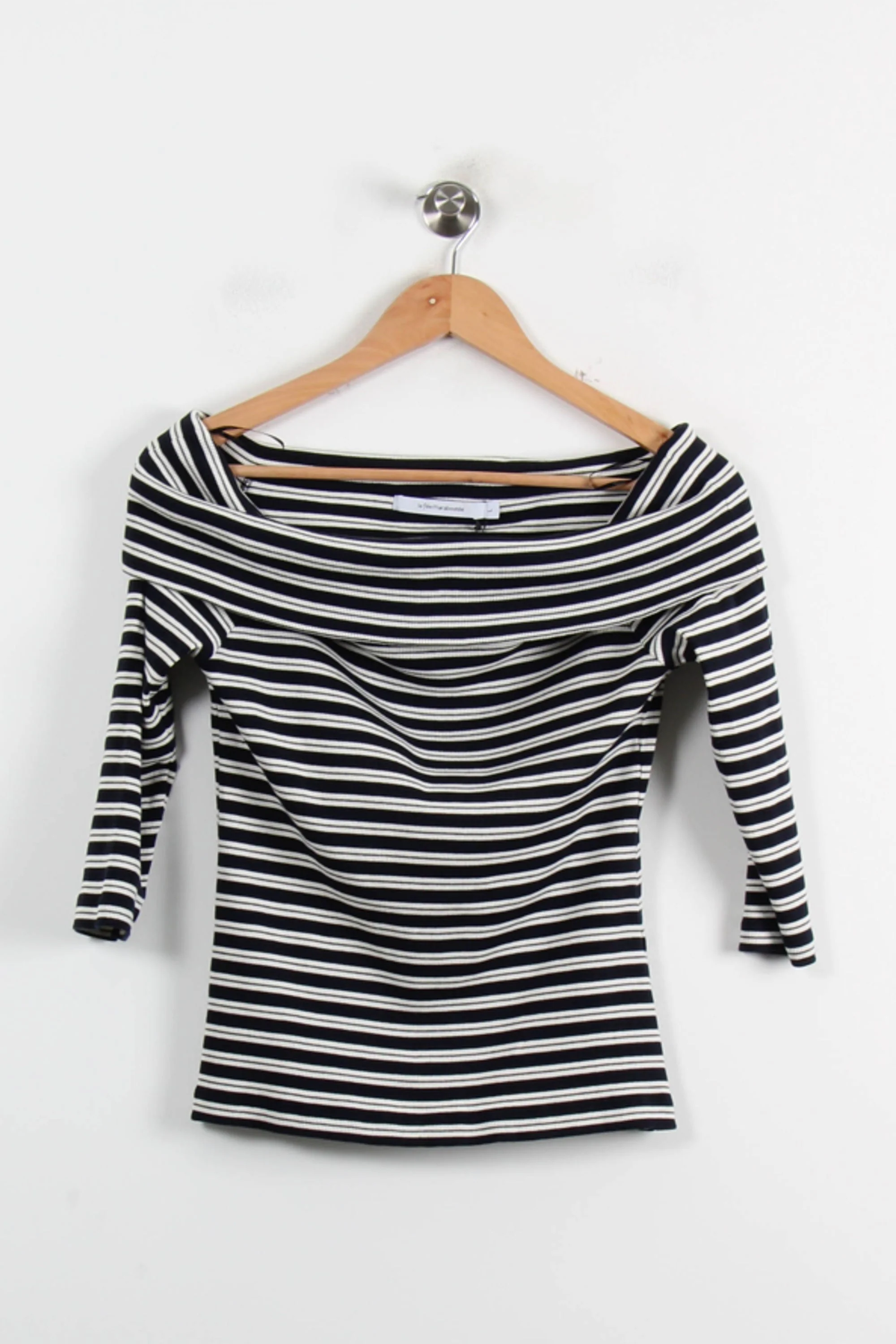Top Rayé Bleu et Blanc - Taille L/40 - Image 2