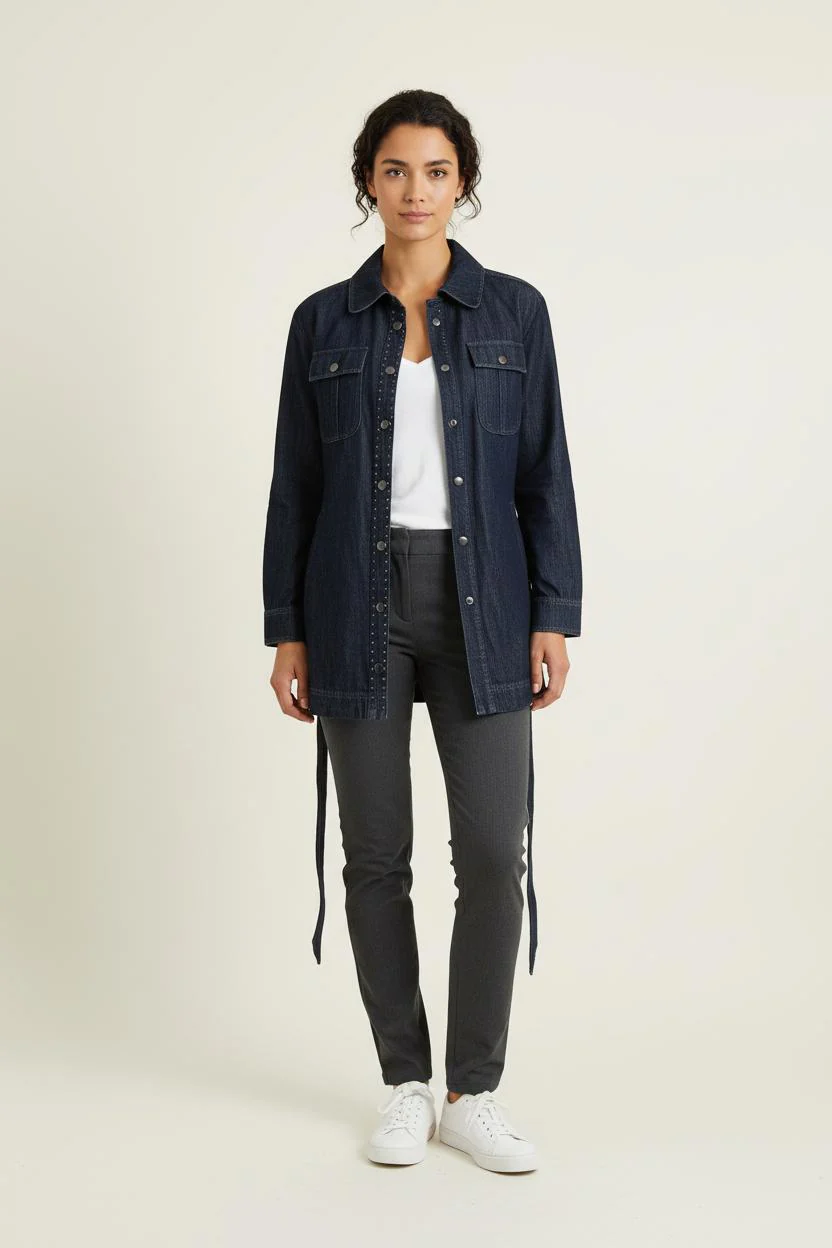 Trench Bleu - Taille XS/34