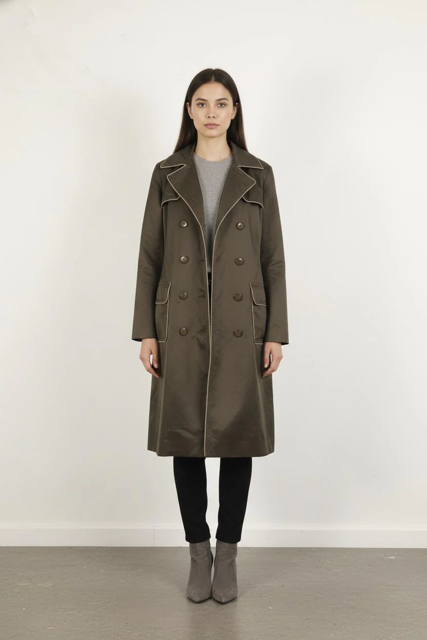 Trench Vert - Taille S/36