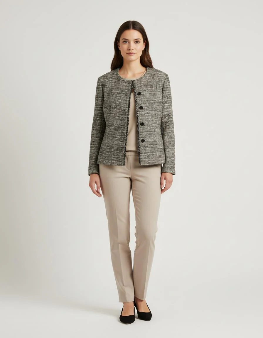 Veste Beige et Noire - Taille XXXL/46