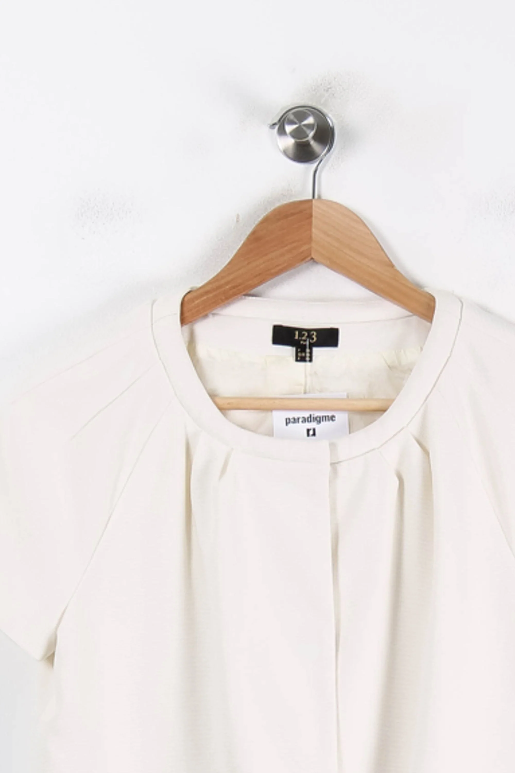 Veste Courte Beige - Taille S/36 - Image 2