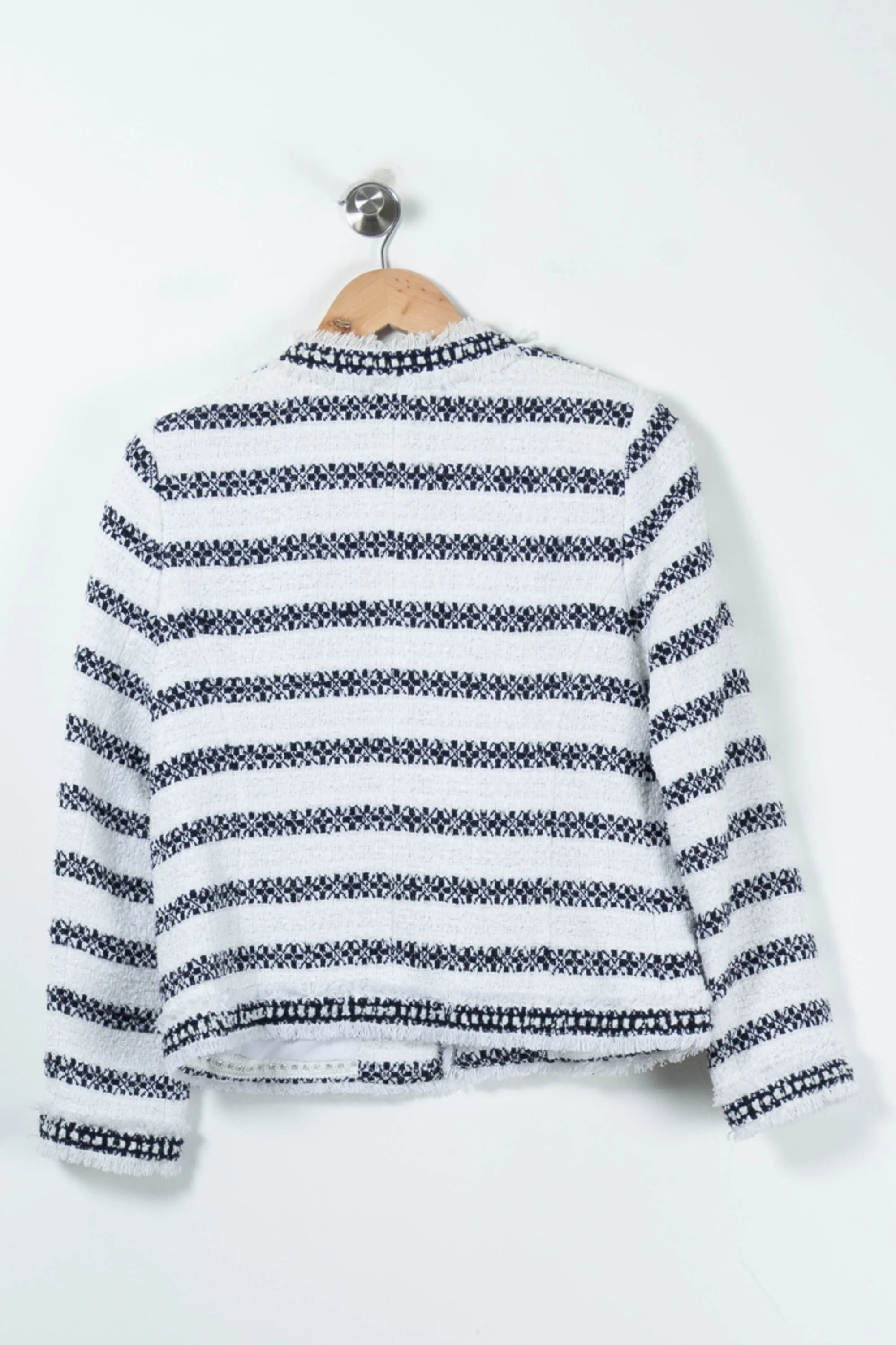 Veste Courte Blanche et Noire - Taille L/40 - Image 4